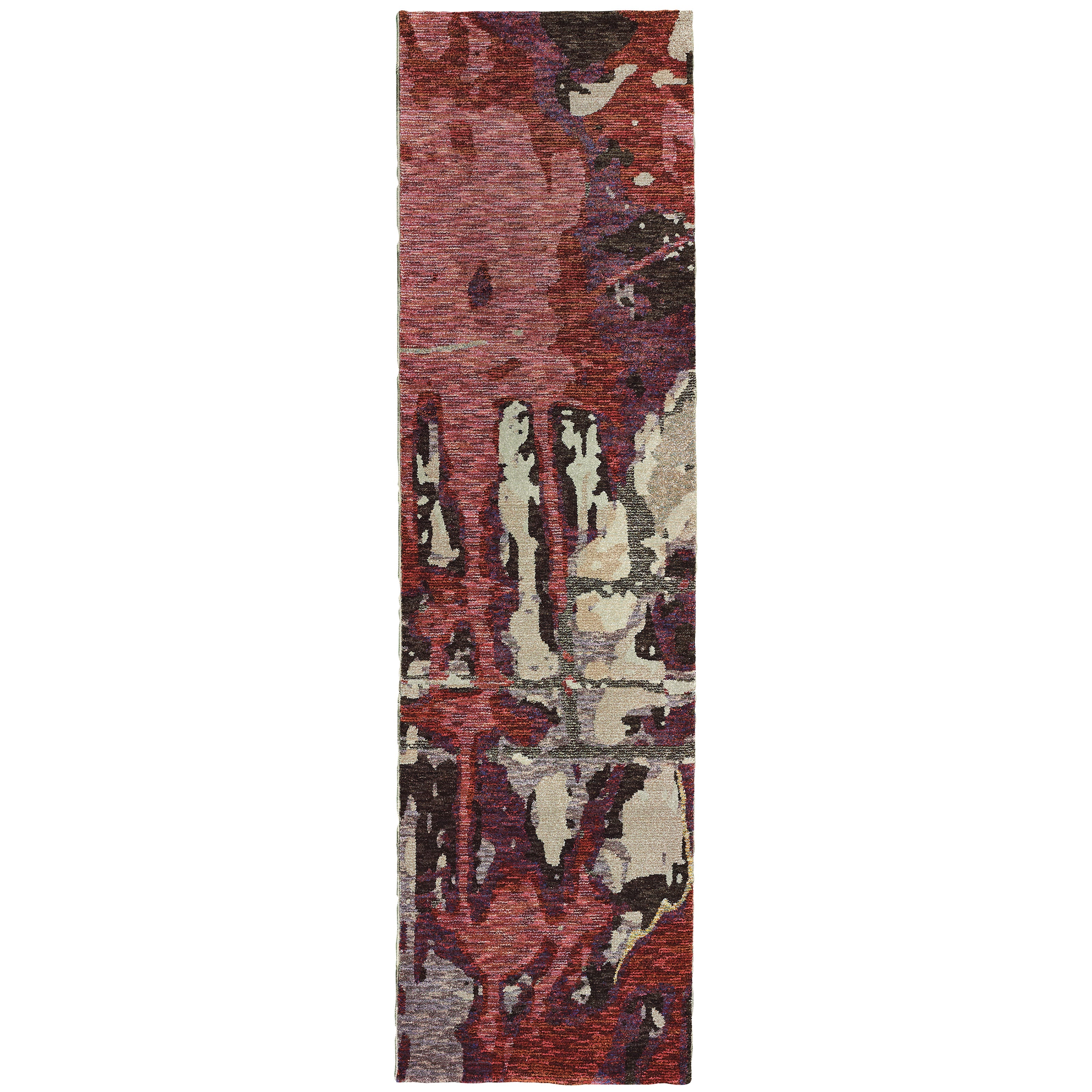 Oriental Weavers Evolution 8028B Red/Beige Area Rug