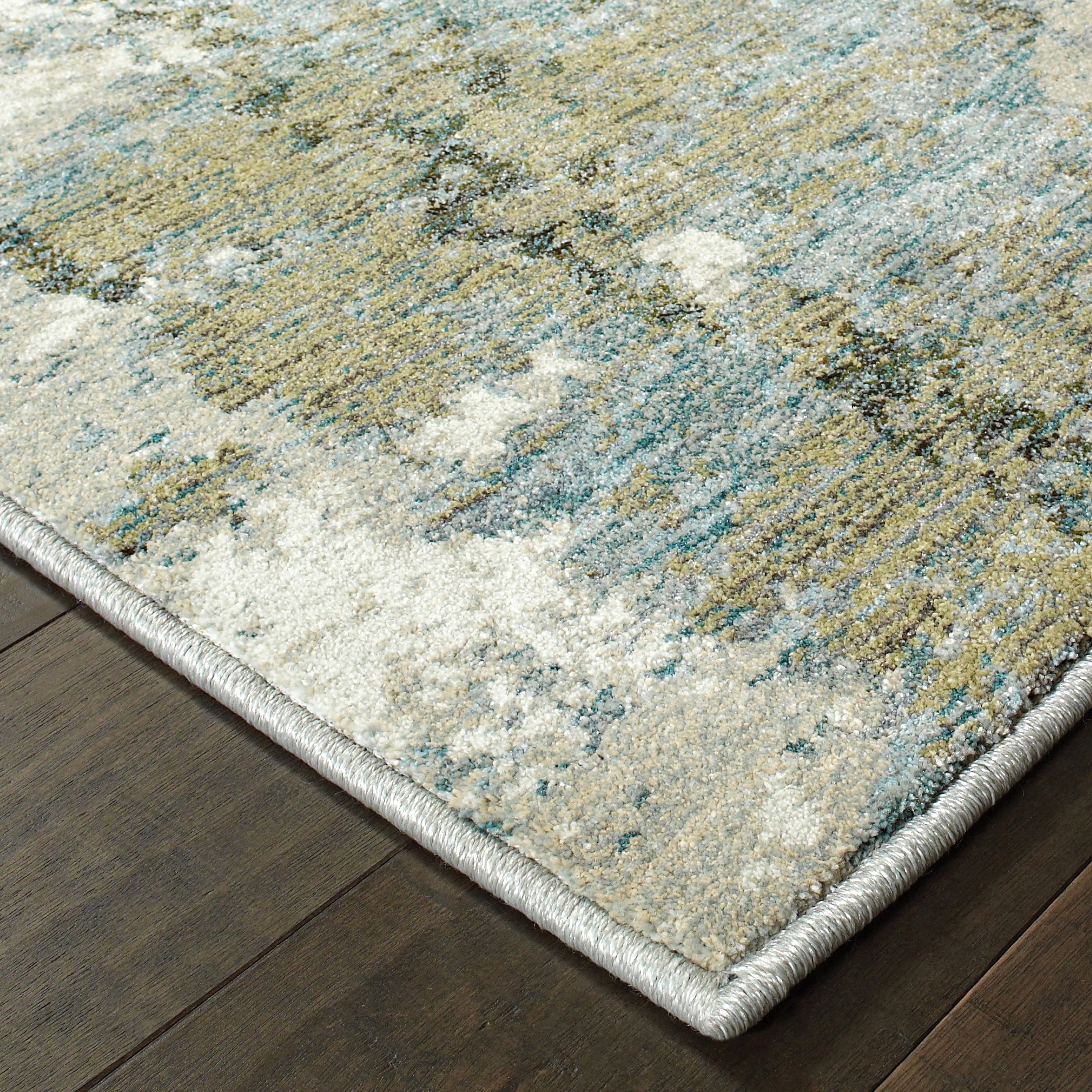 Oriental Weavers Evolution 8039E Blue/Green Area Rug