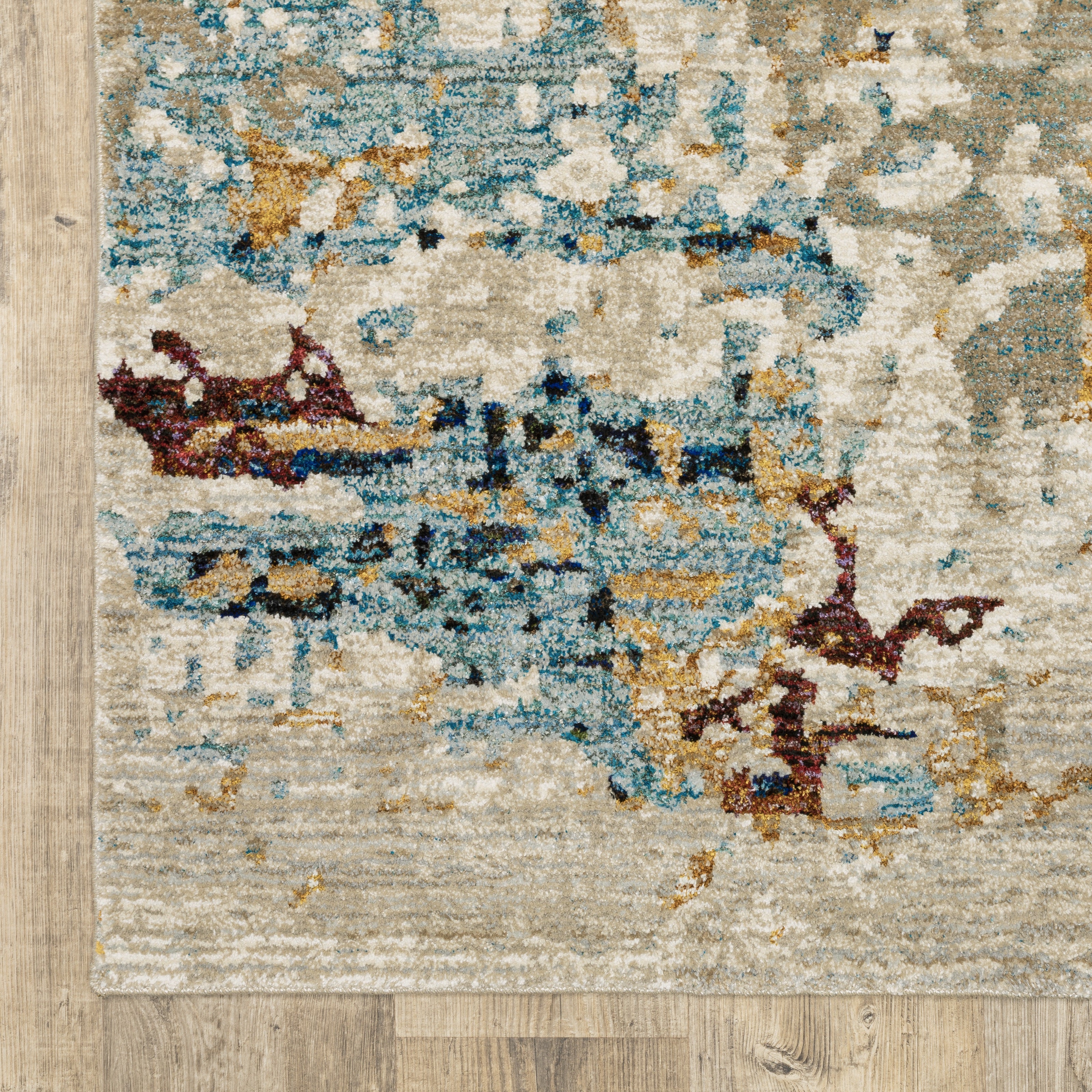 Oriental Weavers Evolution 8043K Beige/Blue Area Rug