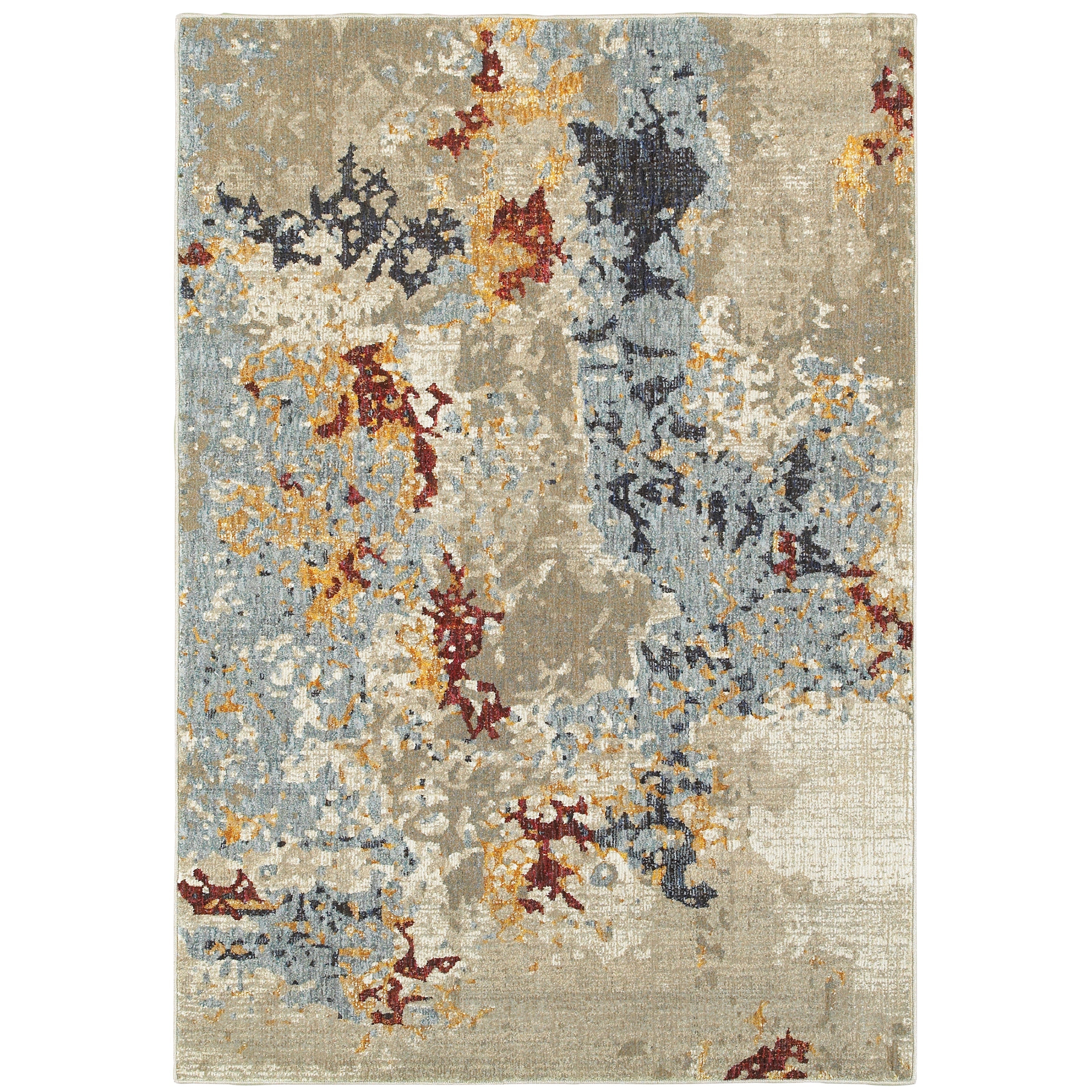 Oriental Weavers Evolution 8043K Beige/Blue Area Rug