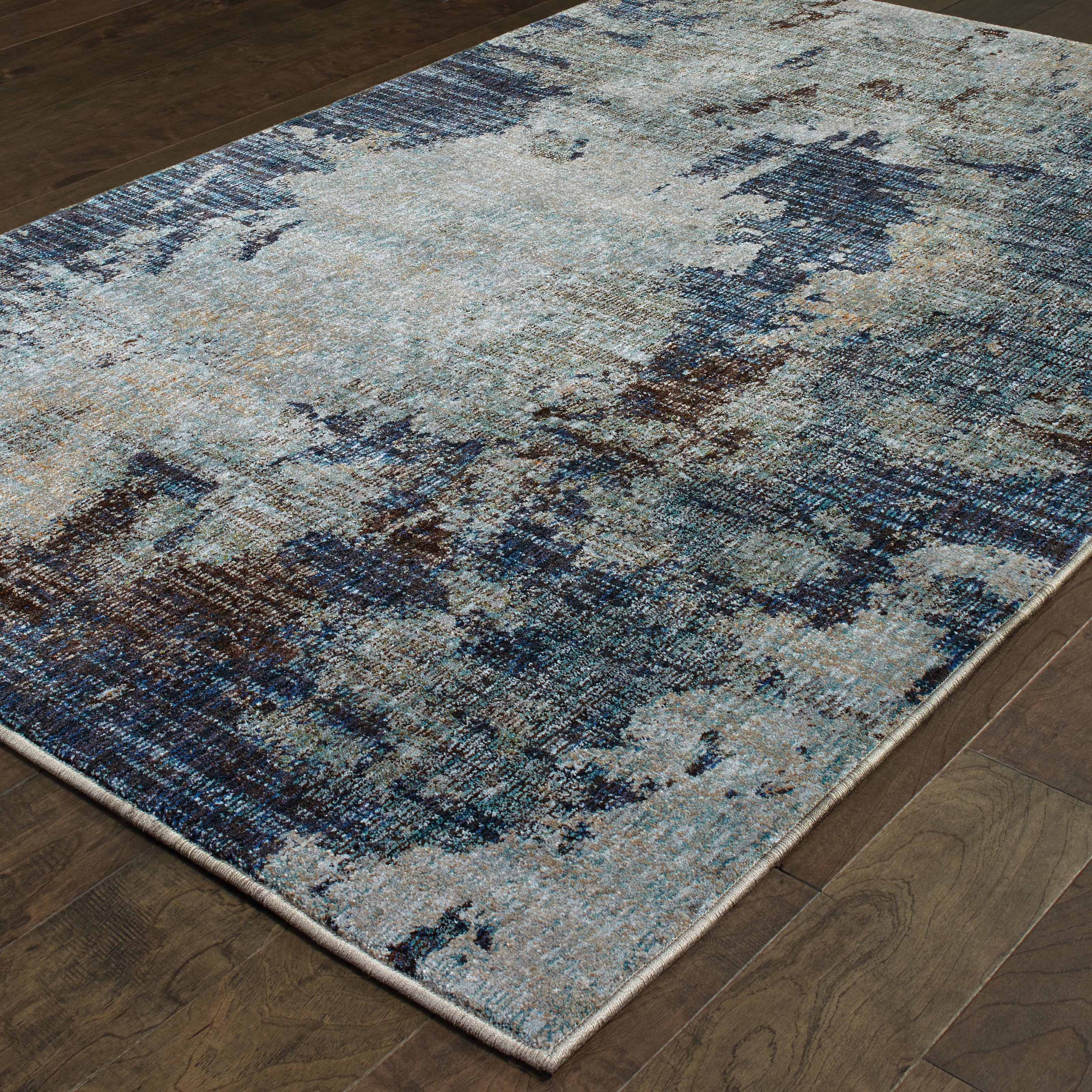Oriental Weavers Evolution 8049B Navy/Blue Area Rug
