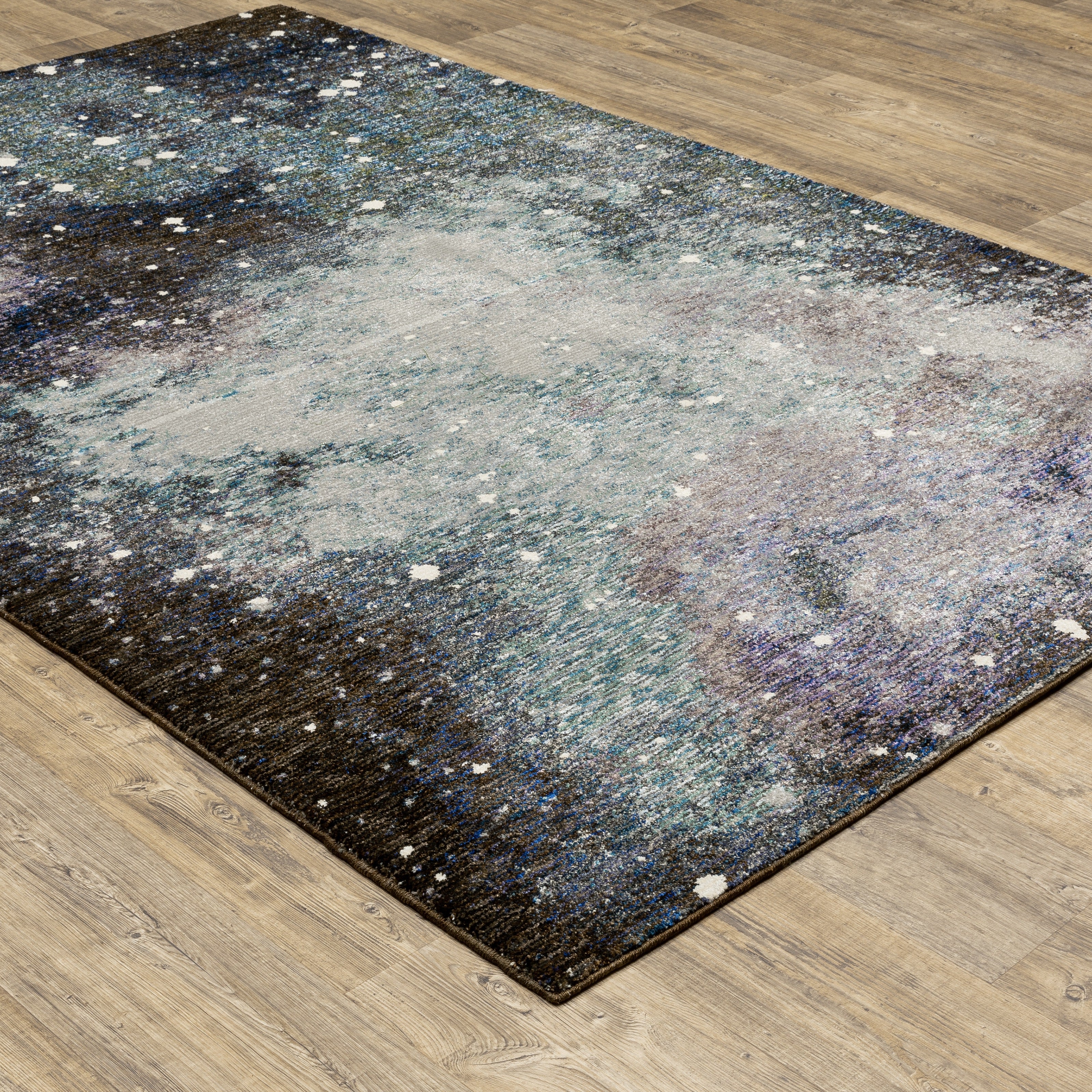 Oriental Weavers Evolution 958A Midnight/Purple Area Rug