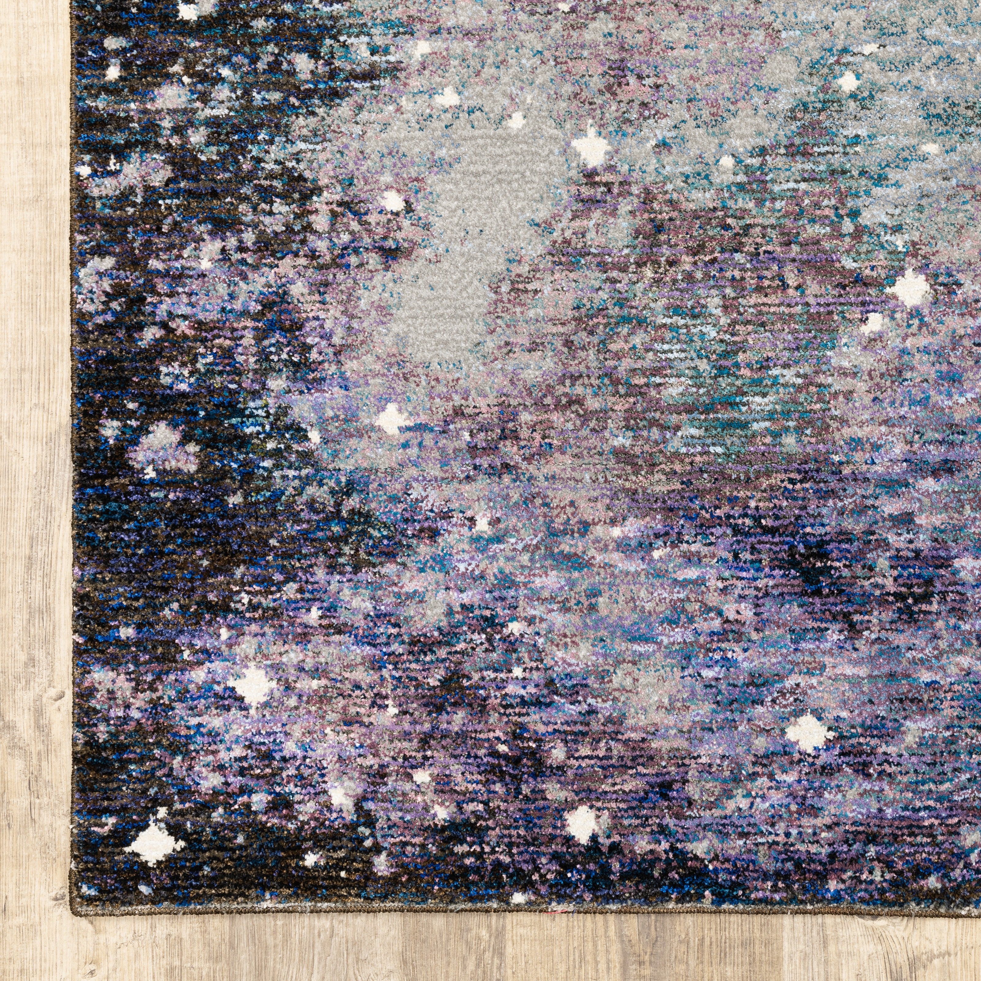 Oriental Weavers Evolution 958A Midnight/Purple Area Rug
