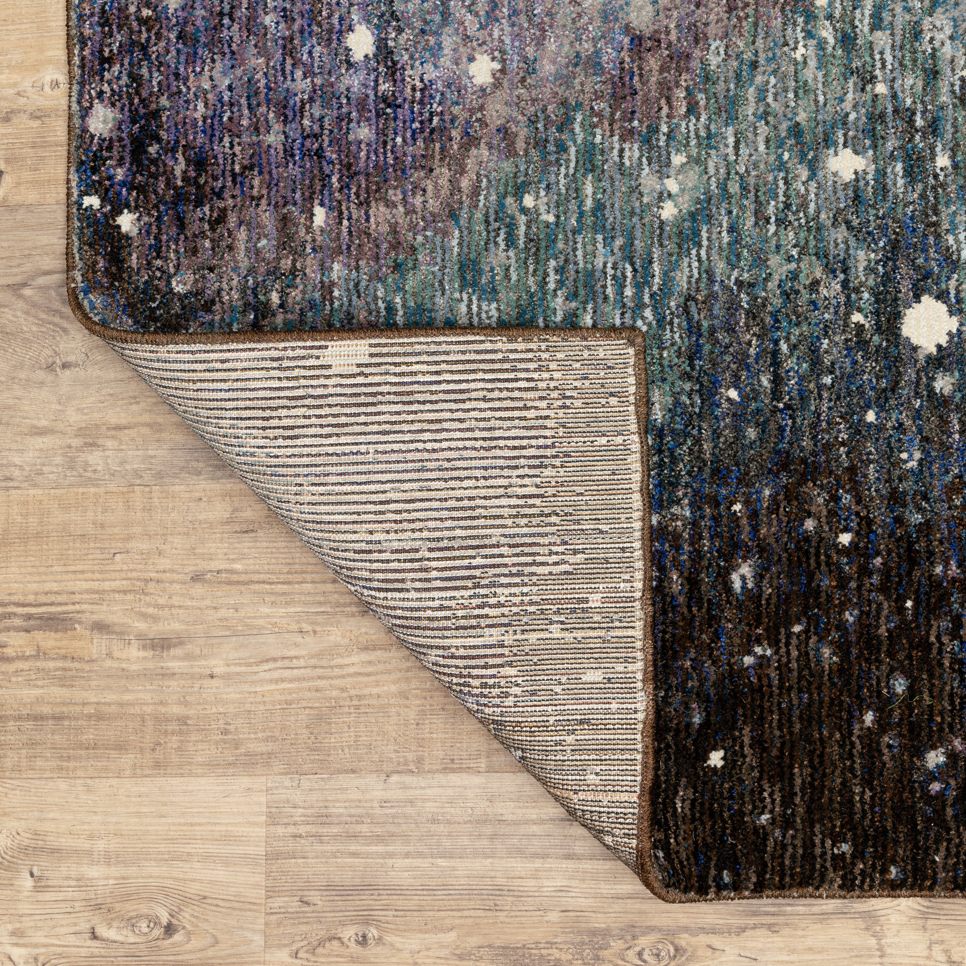 Oriental Weavers Evolution 958A Midnight/Purple Area Rug