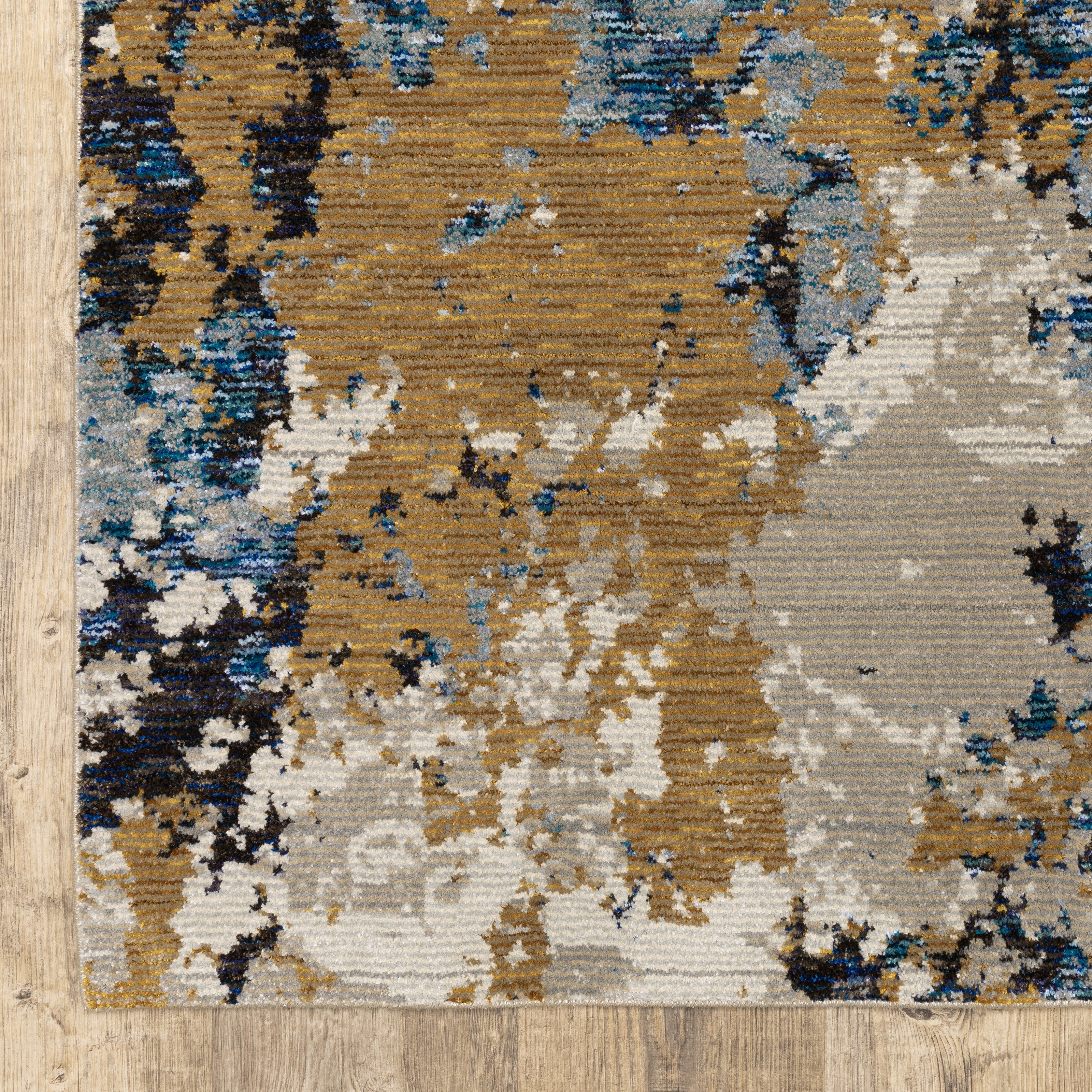 Oriental Weavers Evolution 980A Blue/Gold Area Rug