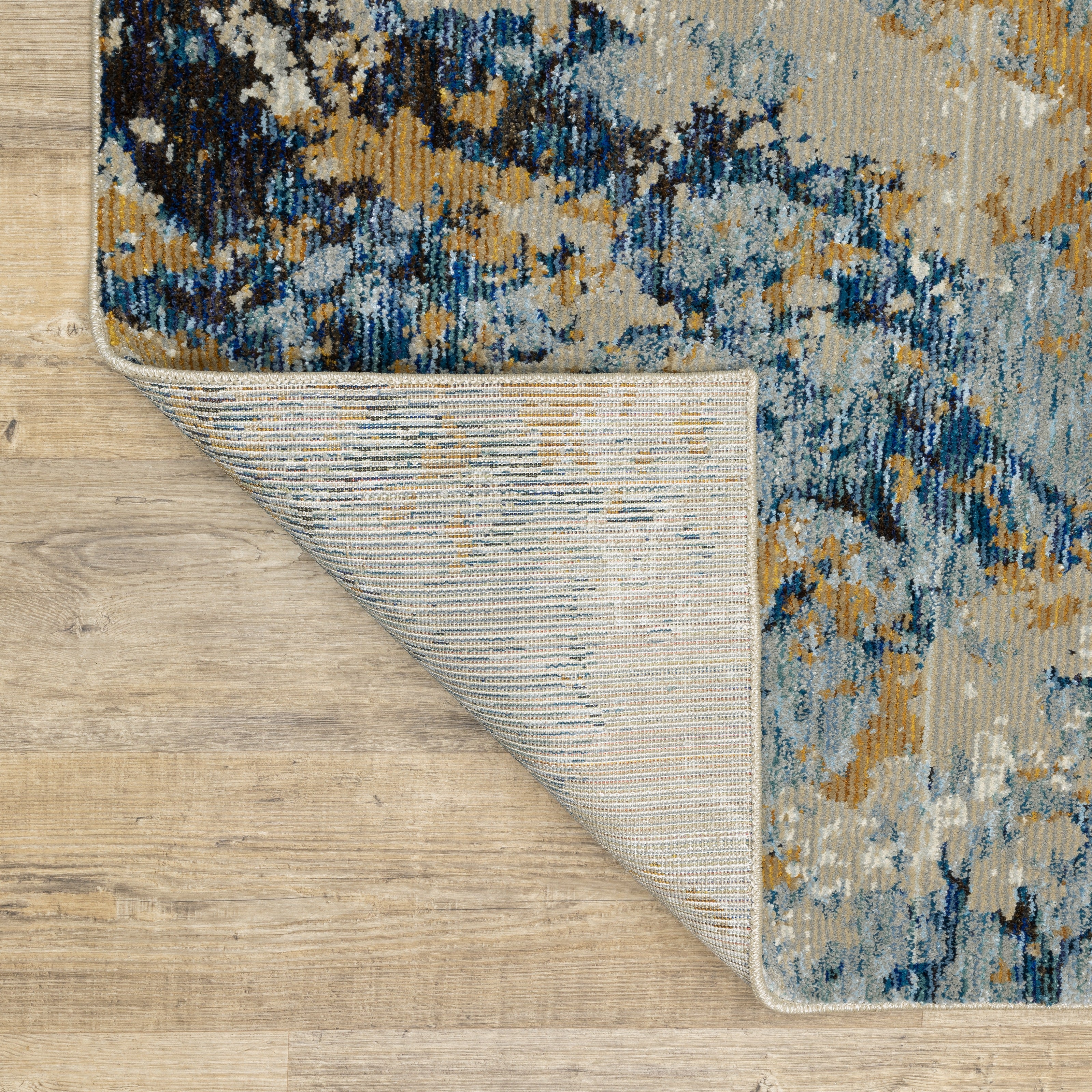 Oriental Weavers Evolution 980A Blue/Gold Area Rug