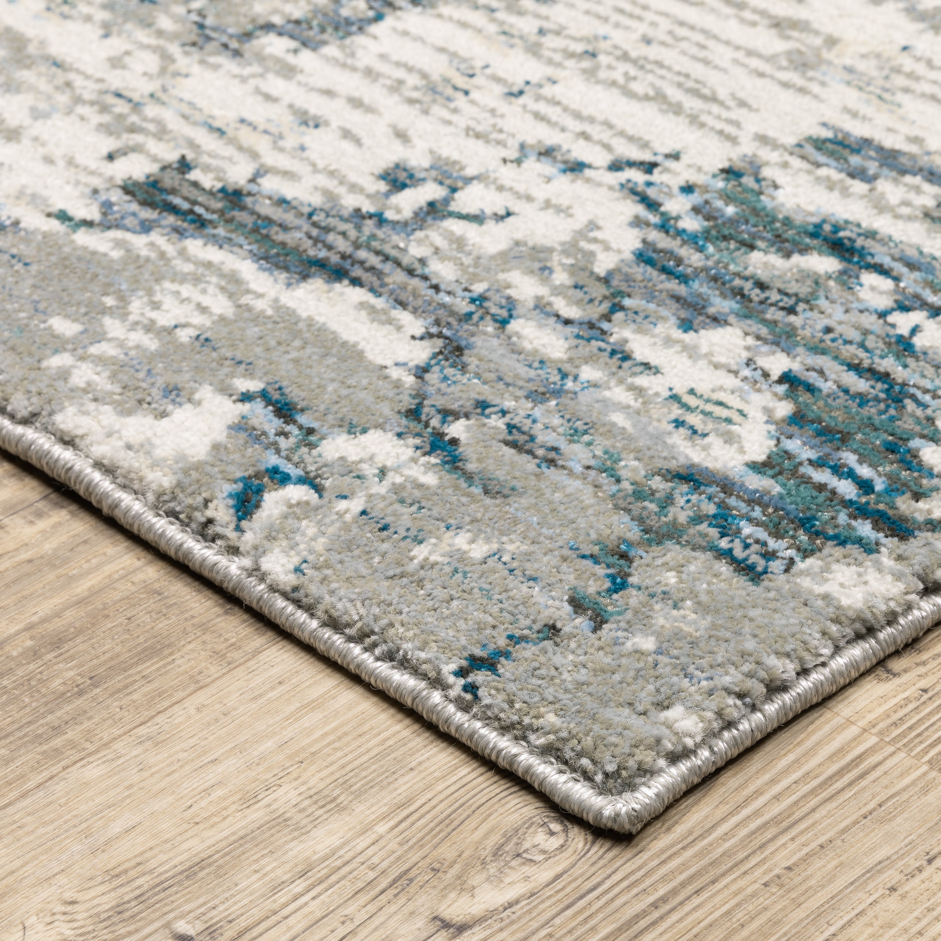 Oriental Weavers Evolution 984D Grey/Blue Area Rug