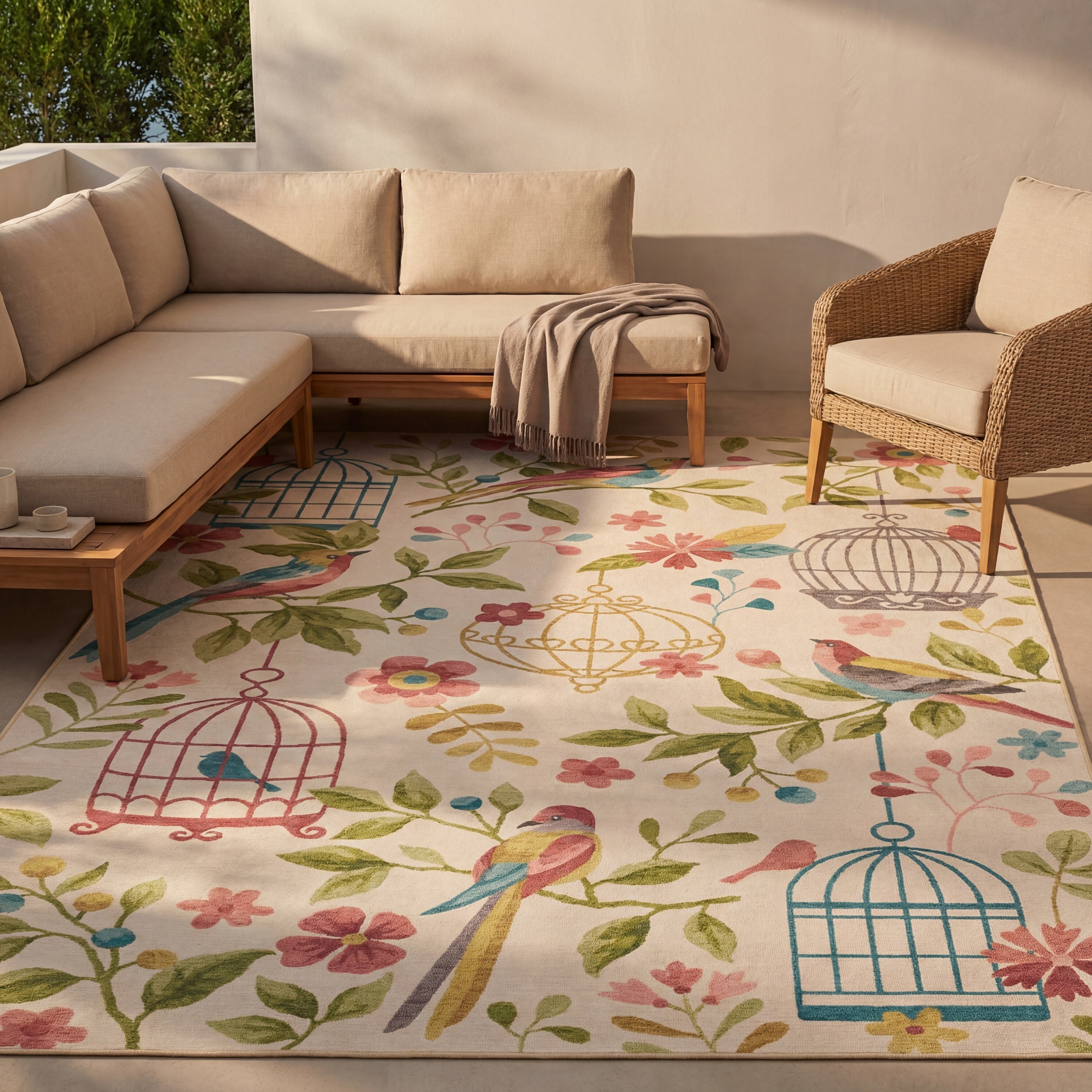 Oriental Weavers Fiji FIJ05 Beige/Multi Area Rug