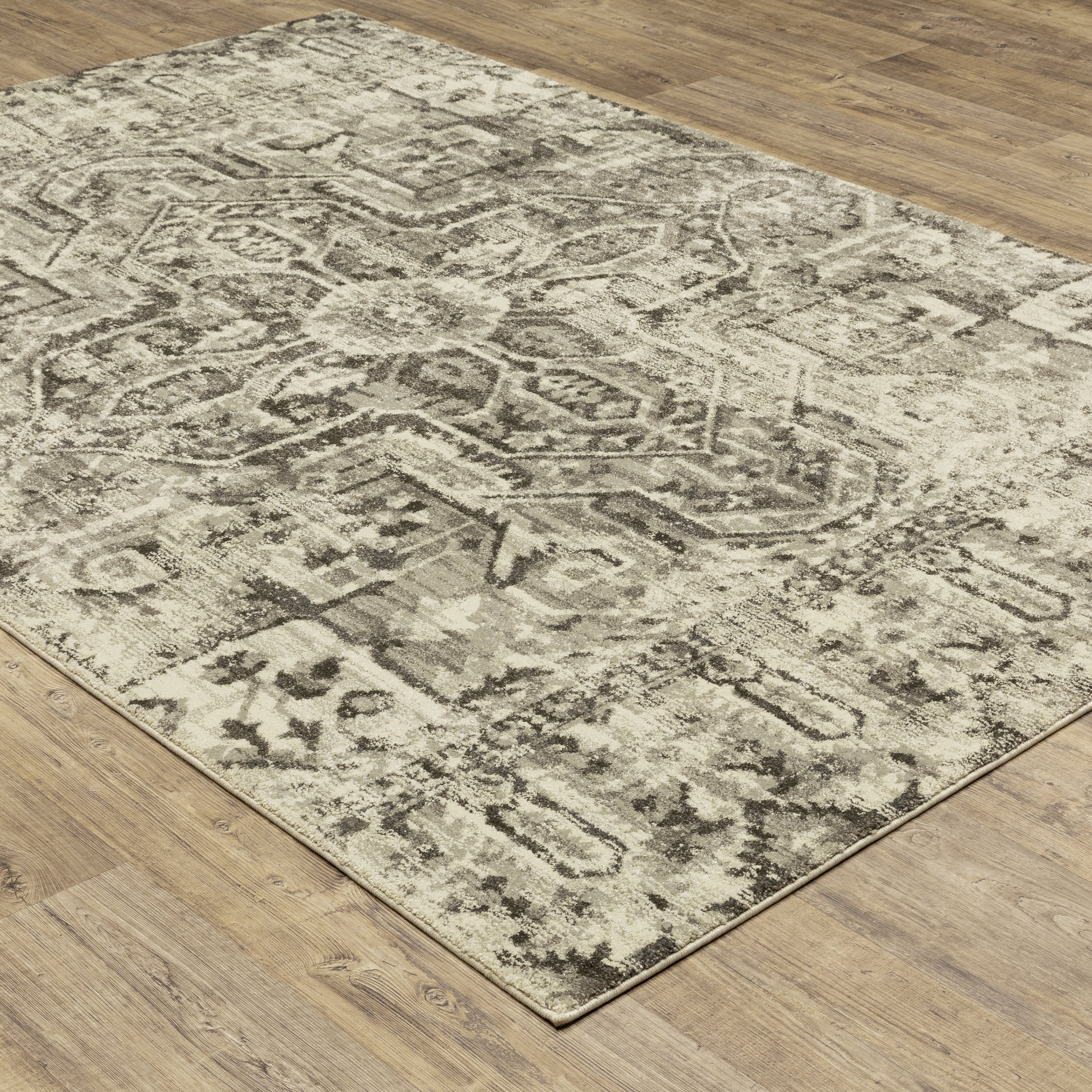 Oriental Weavers Florence 4333W Charcoal/Ivory Area Rug