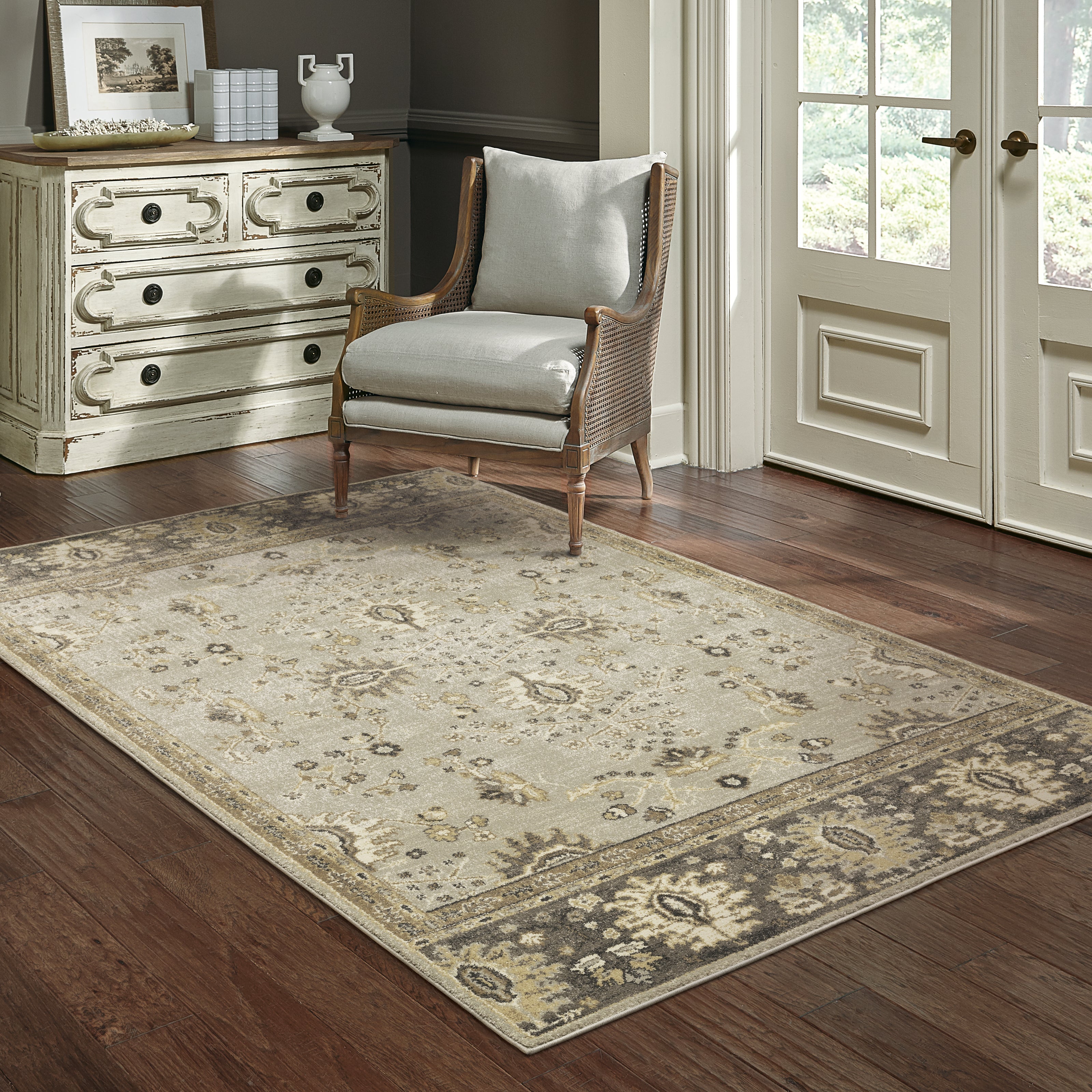 Oriental Weavers Florence 4928C Blue/Brown Area Rug