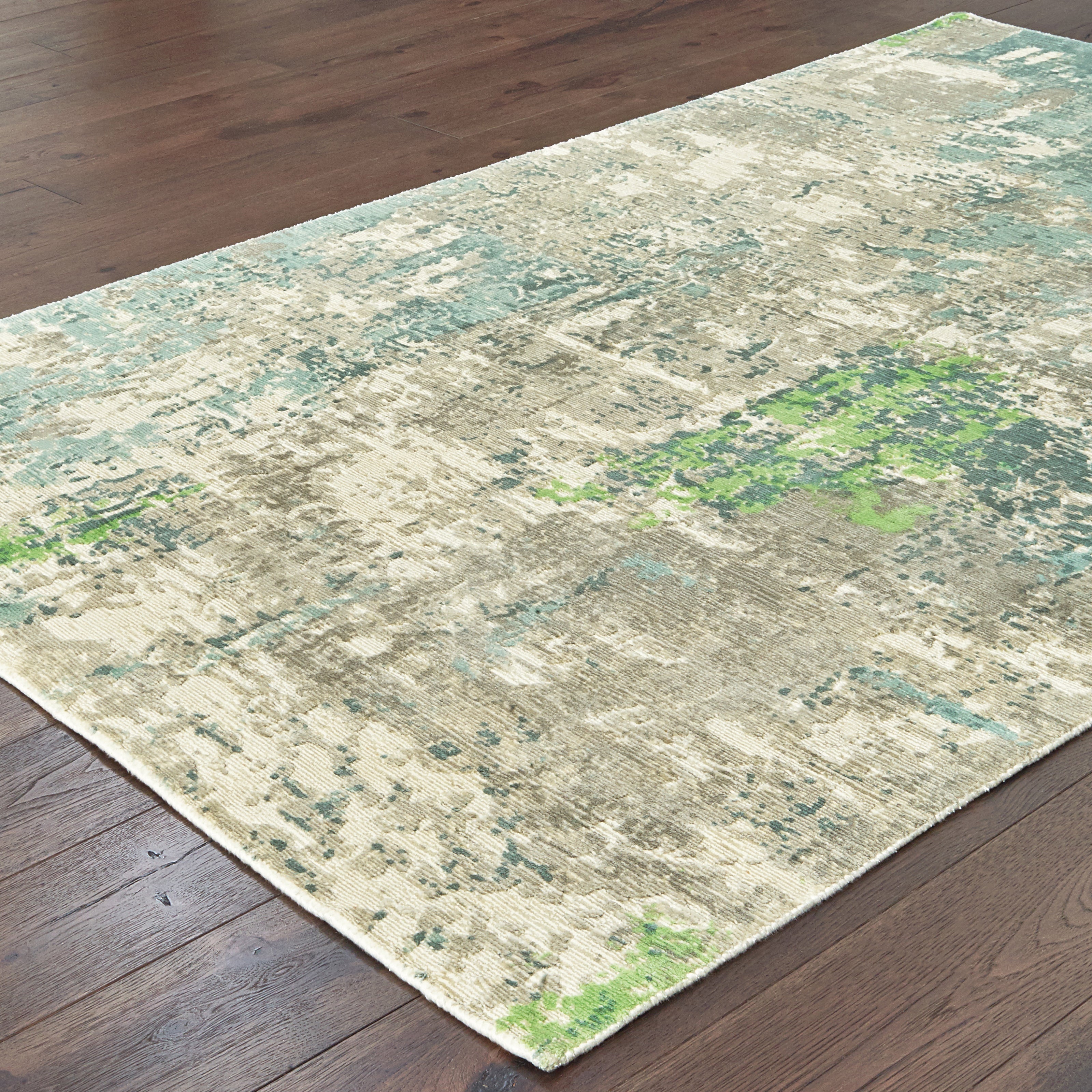 Oriental Weavers Formations 70007 Blue/Green Area Rug