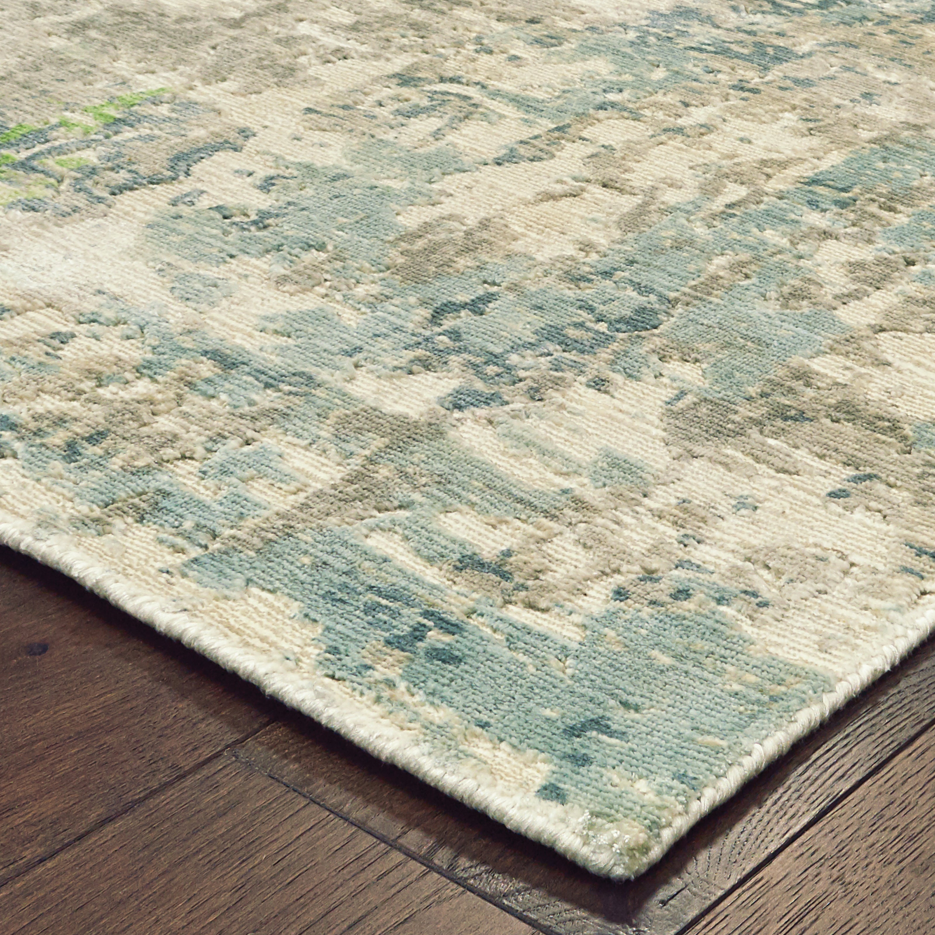 Oriental Weavers Formations 70007 Blue/Green Area Rug