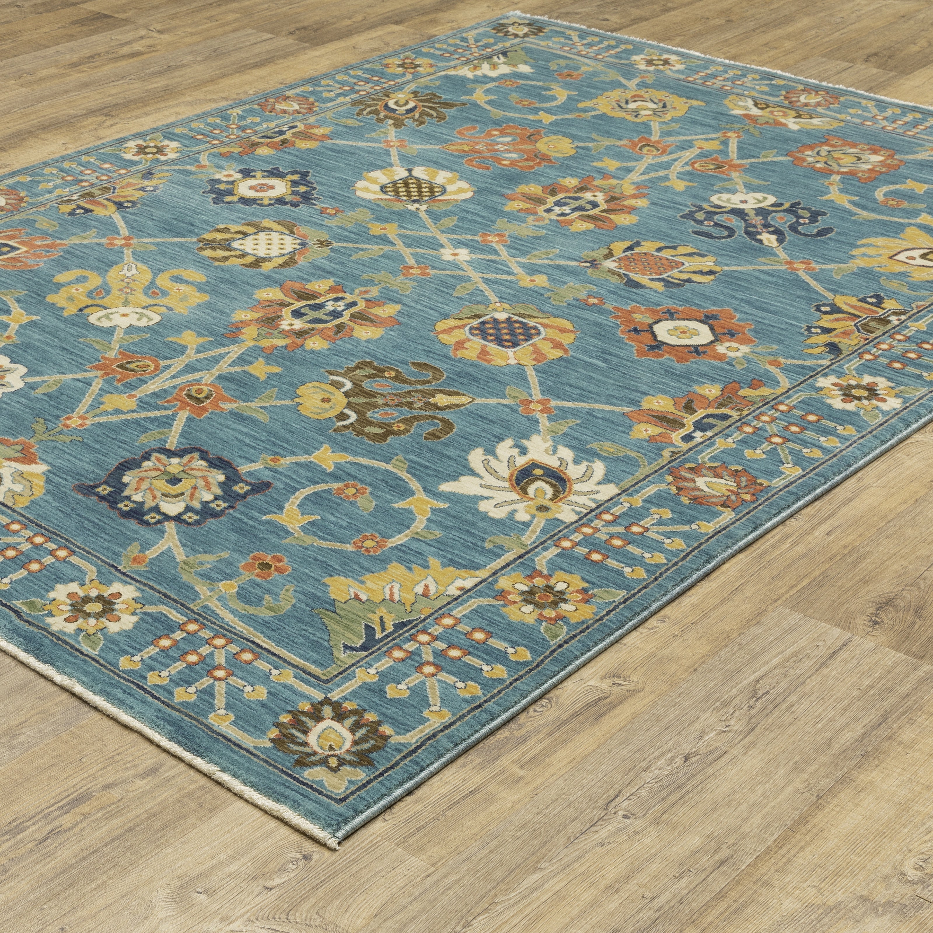 Oriental Weavers Francesca FR01E Blue/Multi Area Rug