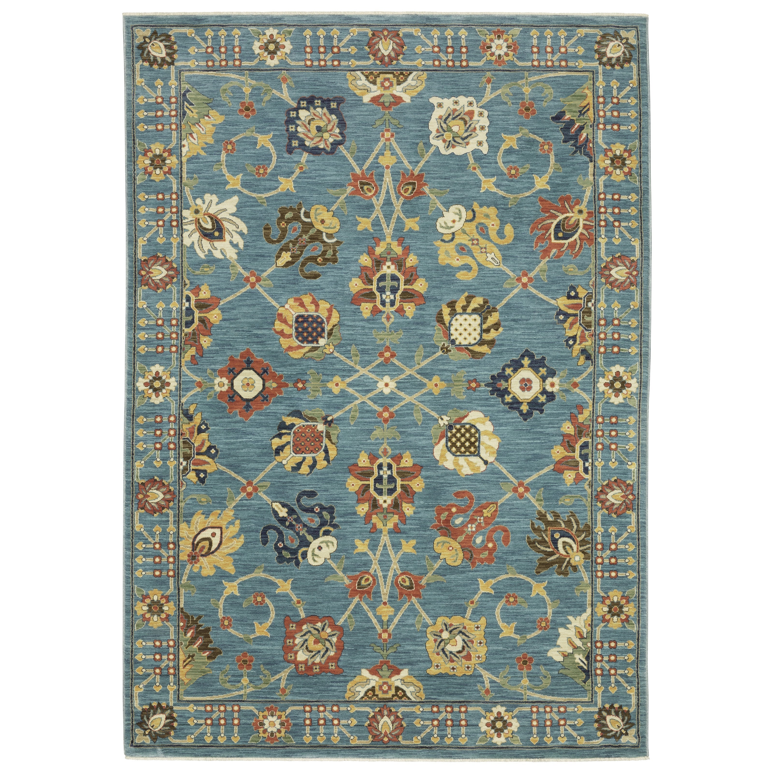 Oriental Weavers Francesca FR01E Blue/Multi Area Rug