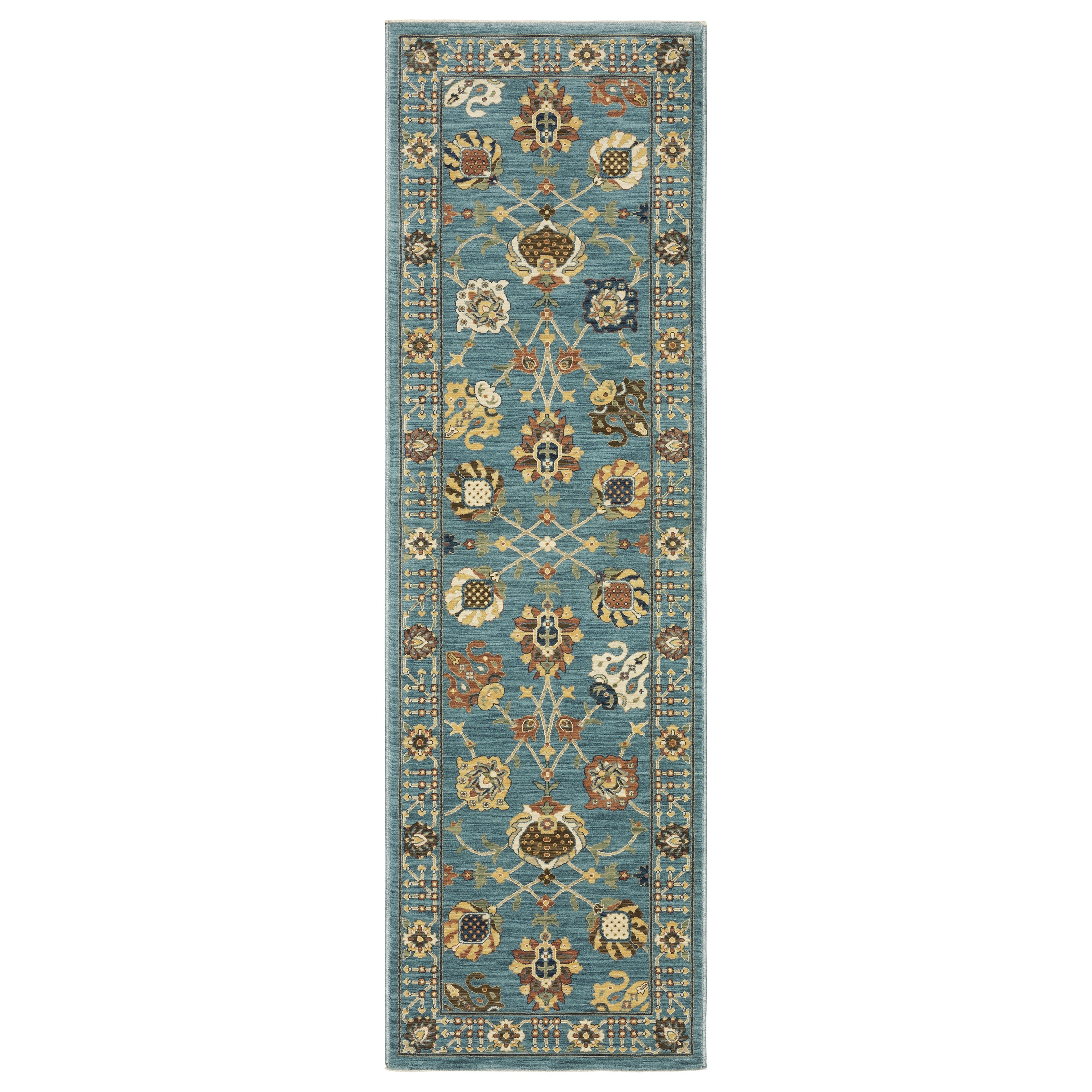 Oriental Weavers Francesca FR01E Blue/Multi Area Rug