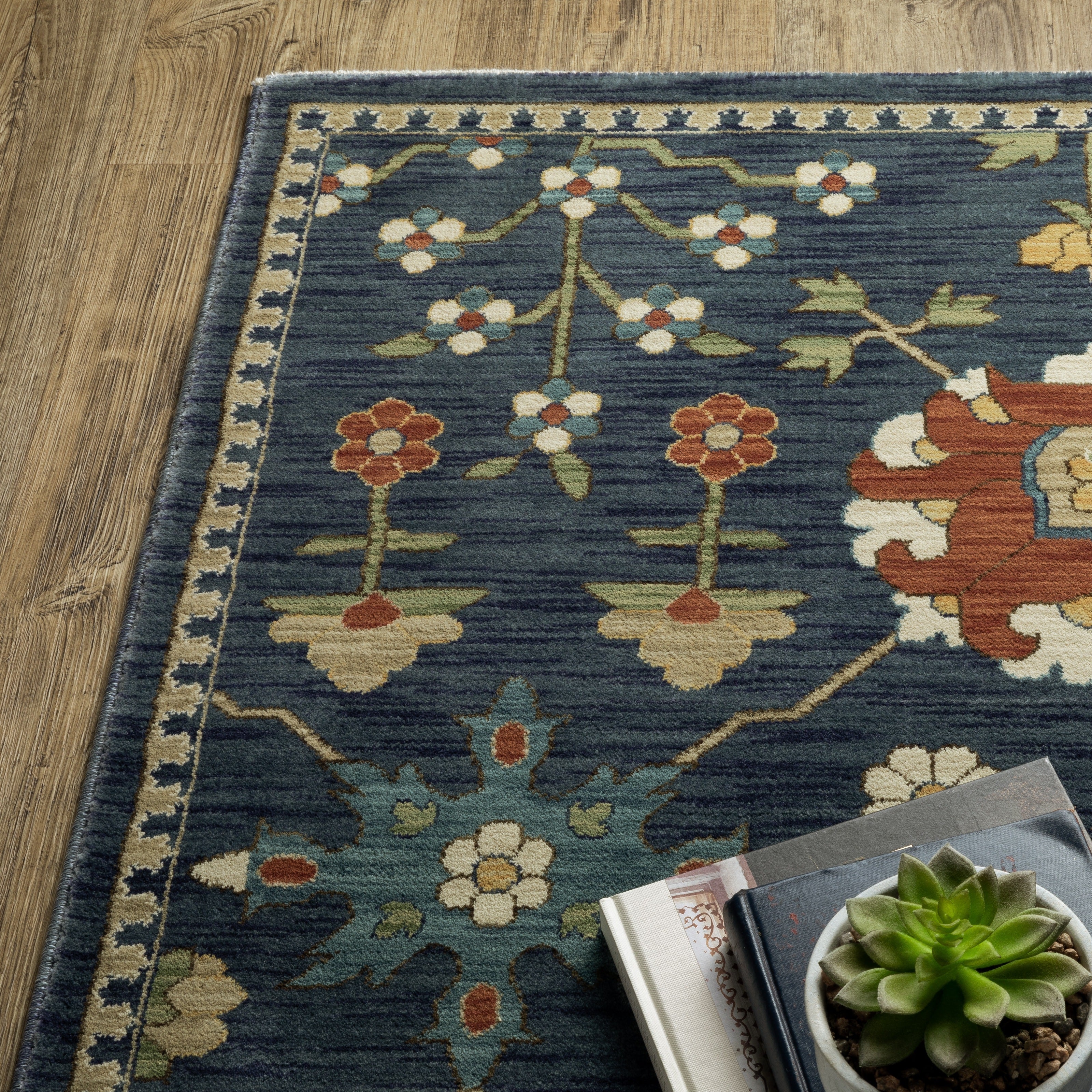Oriental Weavers Francesca FR02L Blue/Multi Area Rug