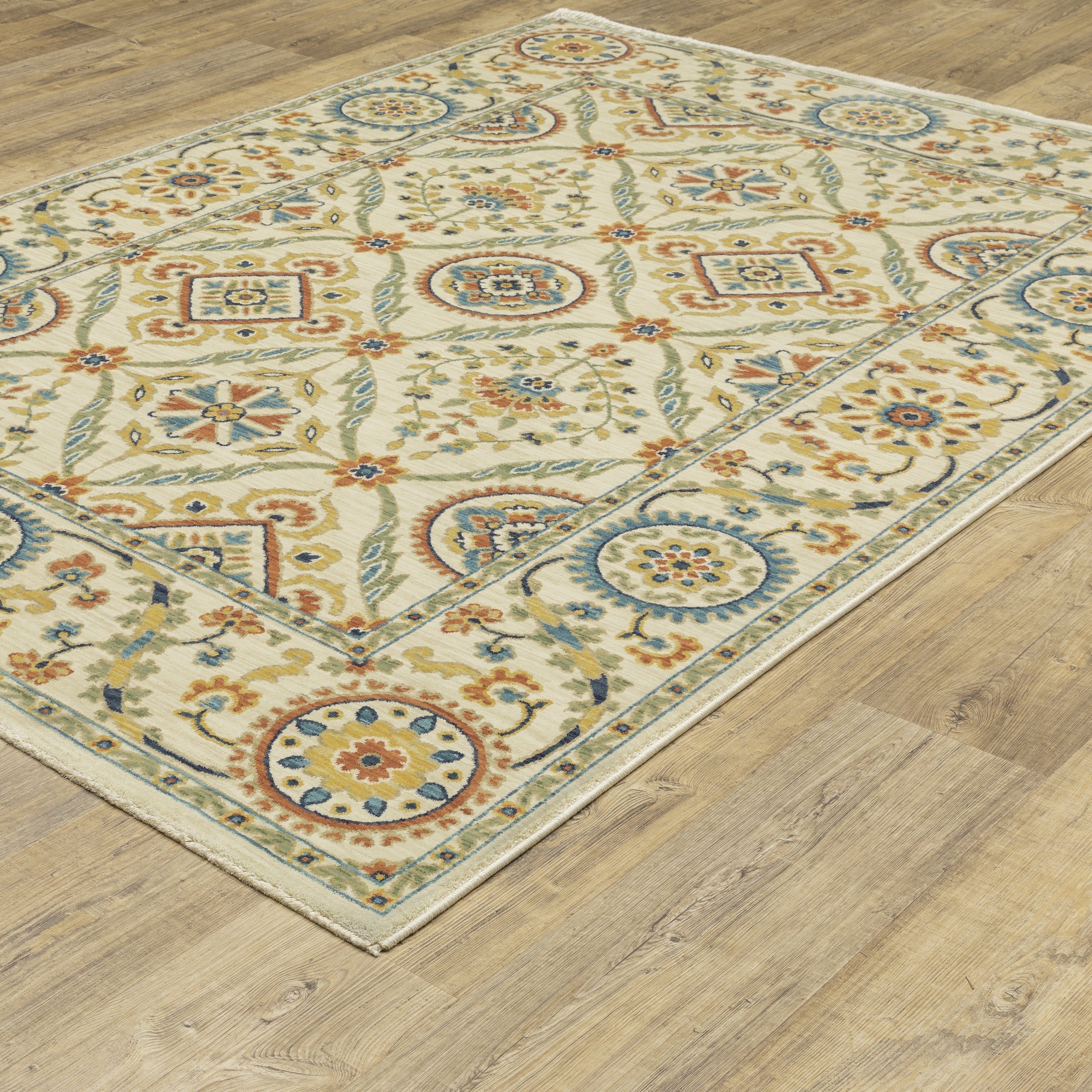 Oriental Weavers Francesca FR07A Ivory/Multi Area Rug