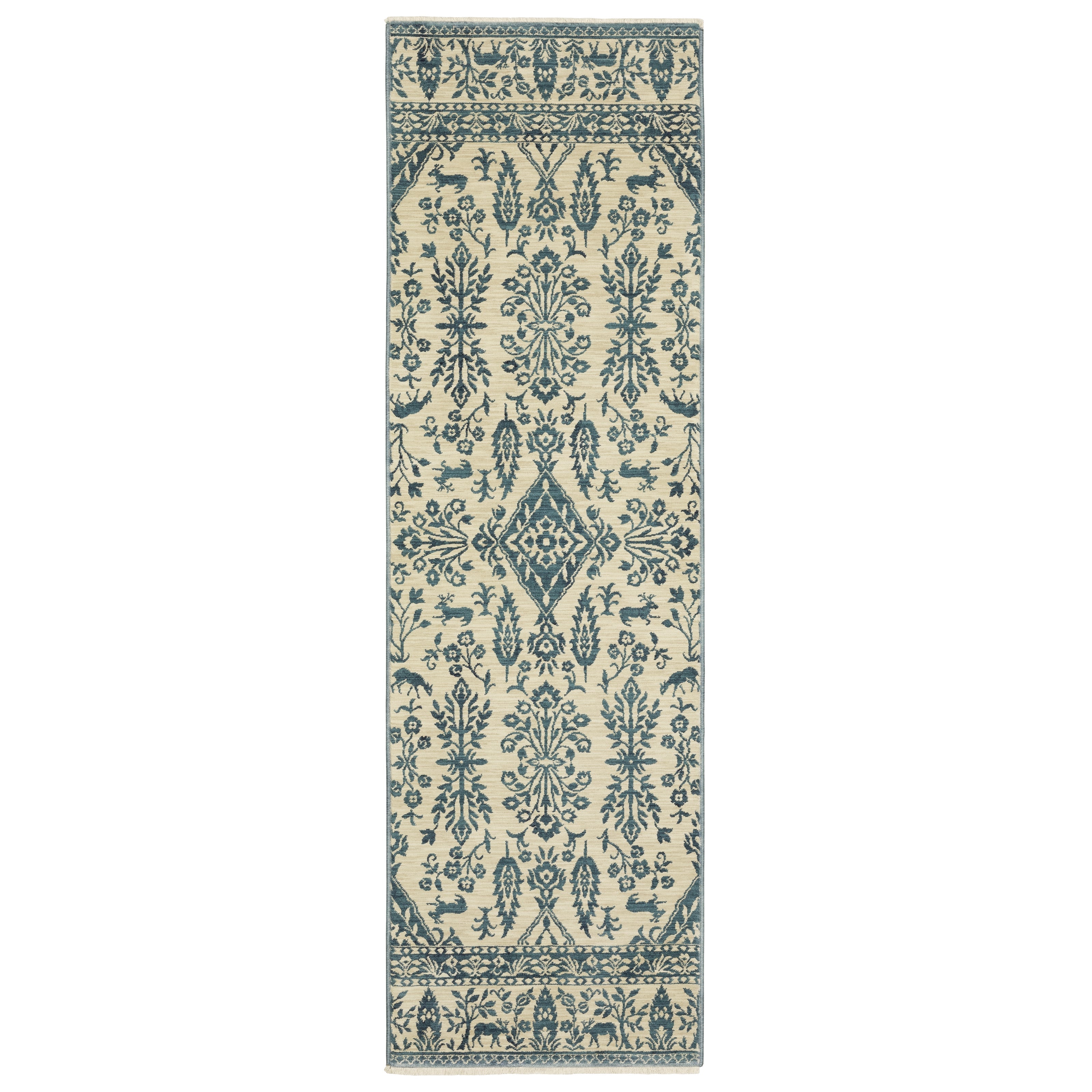 Oriental Weavers Francesca FR08H Blue/Ivory Area Rug