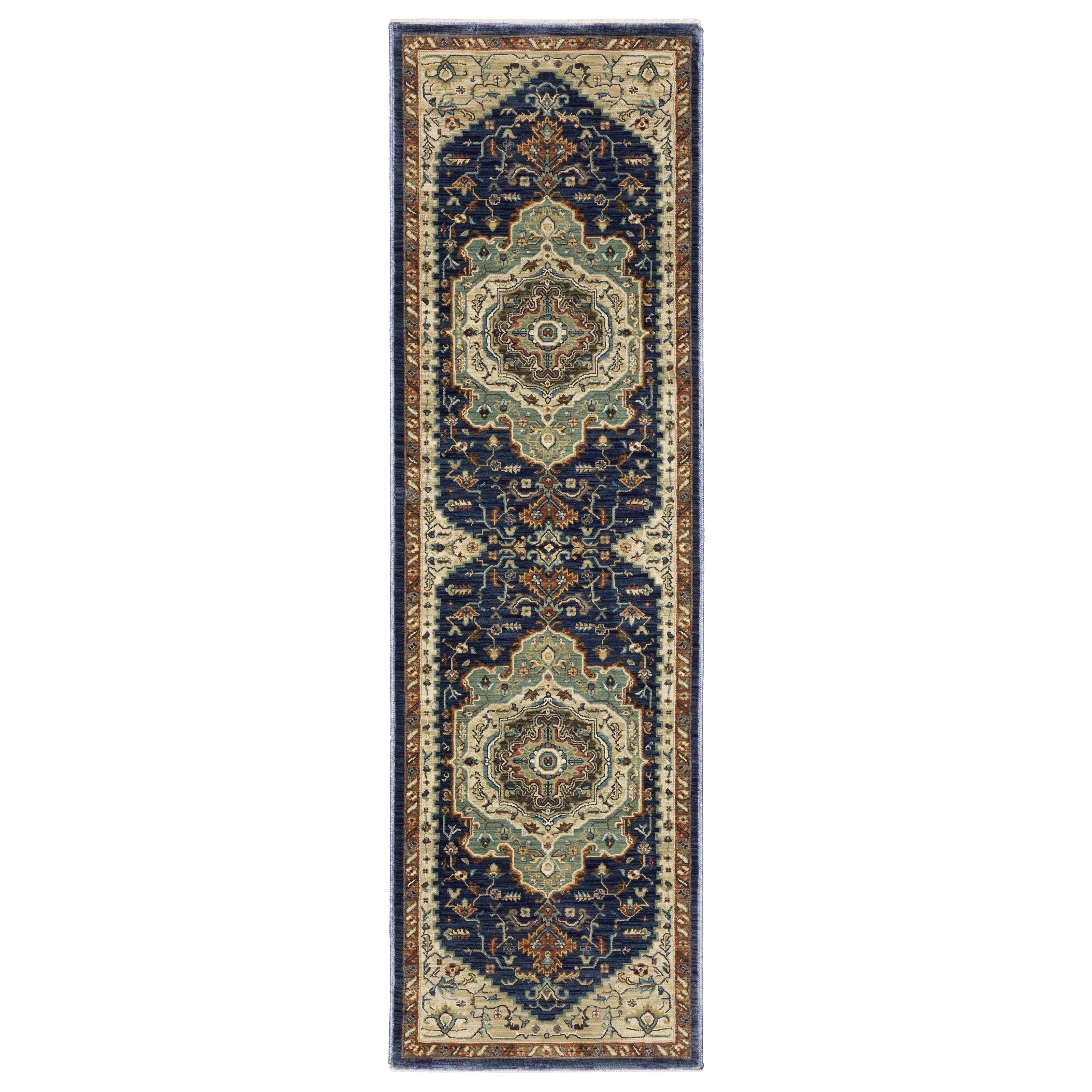 Oriental Weavers Francesca FR09F Blue/Multi Area Rug