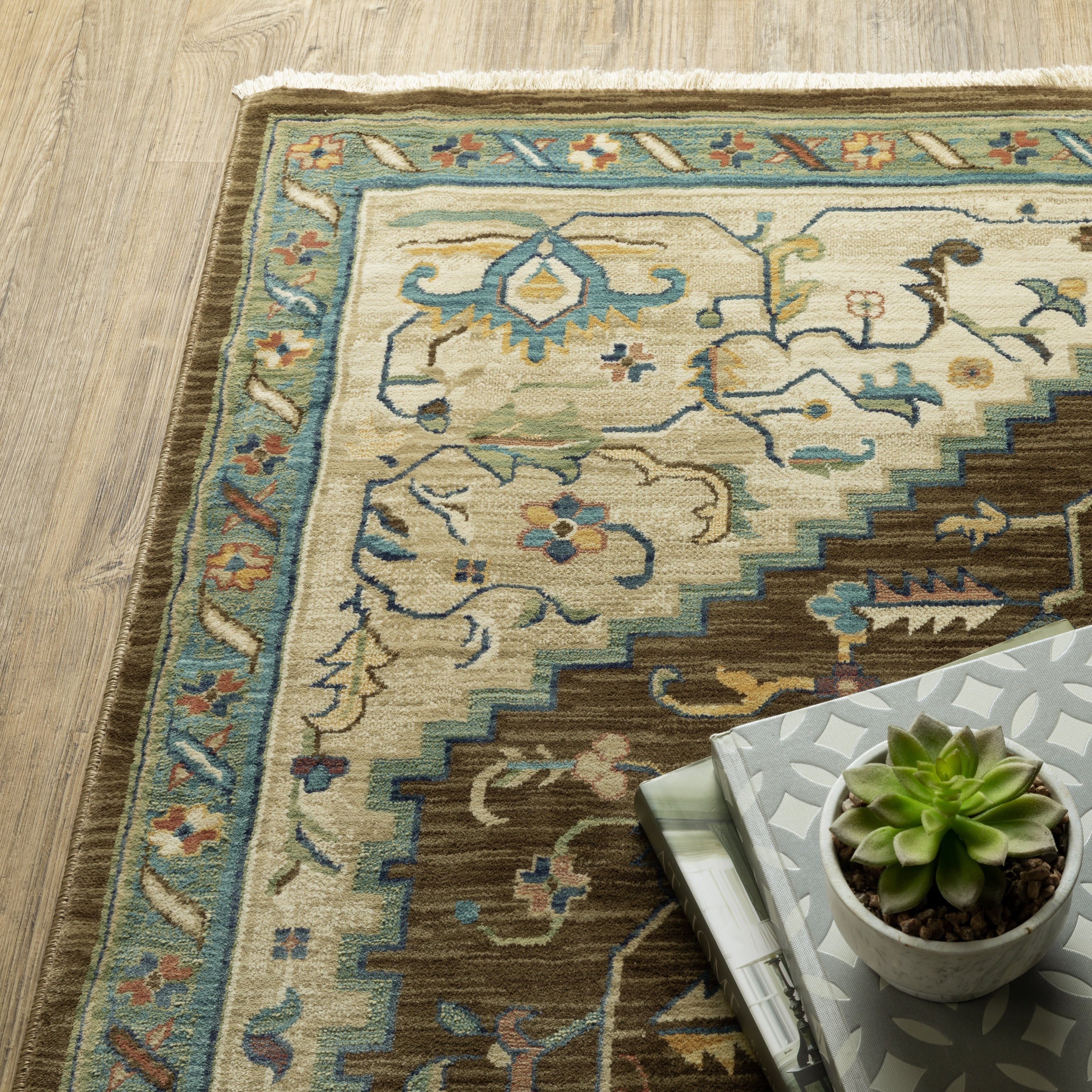 Oriental Weavers Francesca FR09M Brown/Multi Area Rug