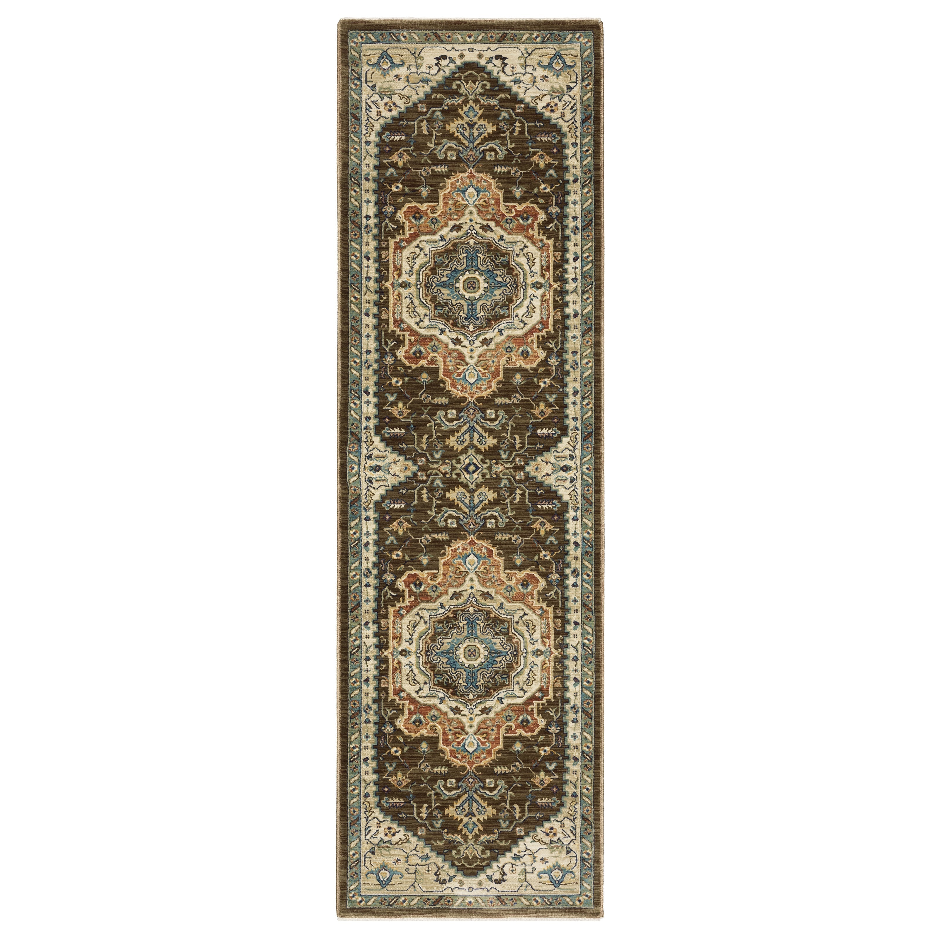 Oriental Weavers Francesca FR09M Brown/Multi Area Rug