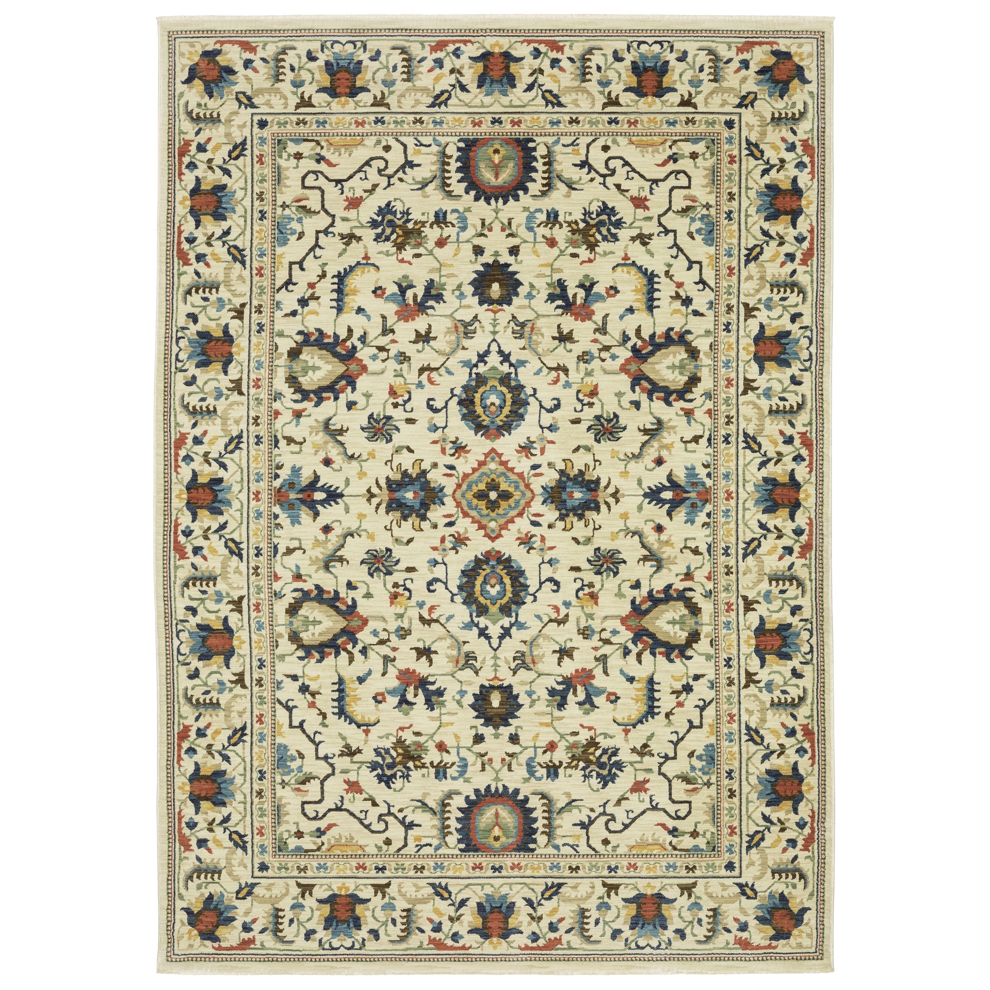 Oriental Weavers Francesca FR10A Ivory/Multi Area Rug
