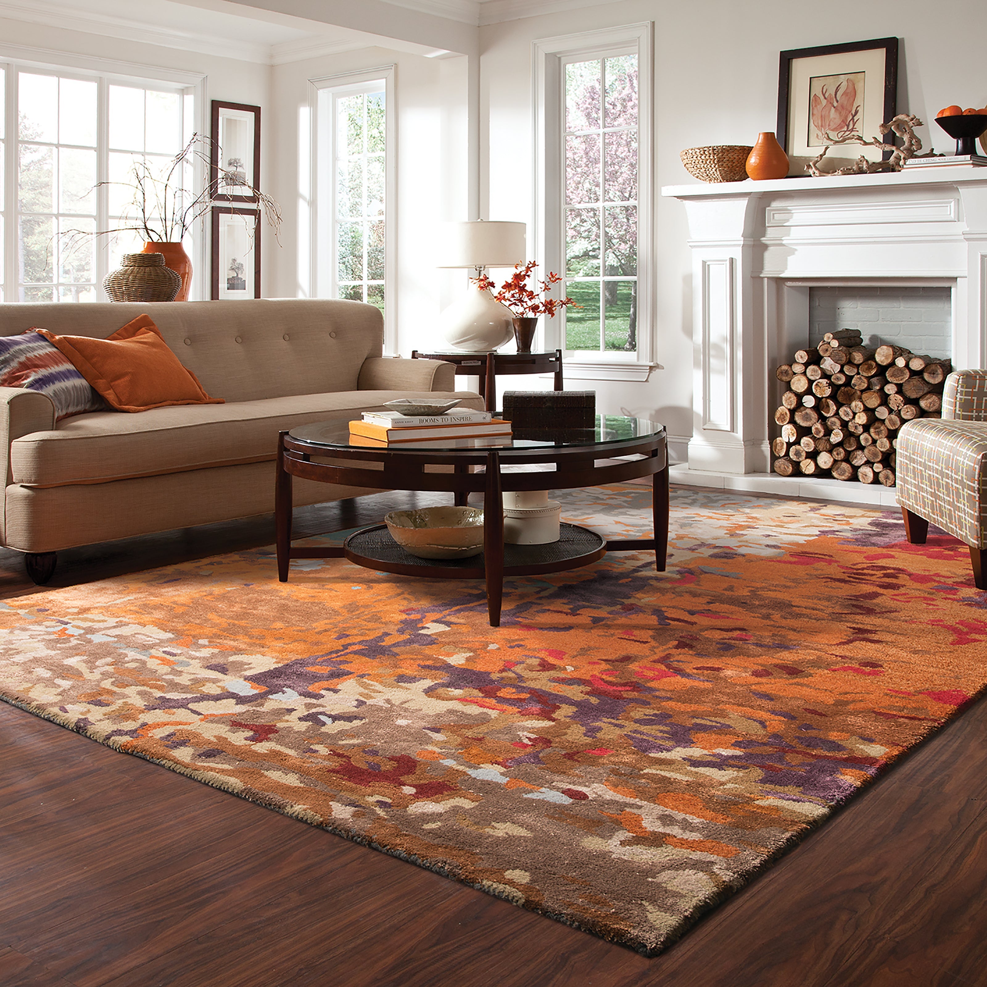 Oriental Weavers Galaxy 21904 Multi/Orange Area Rug
