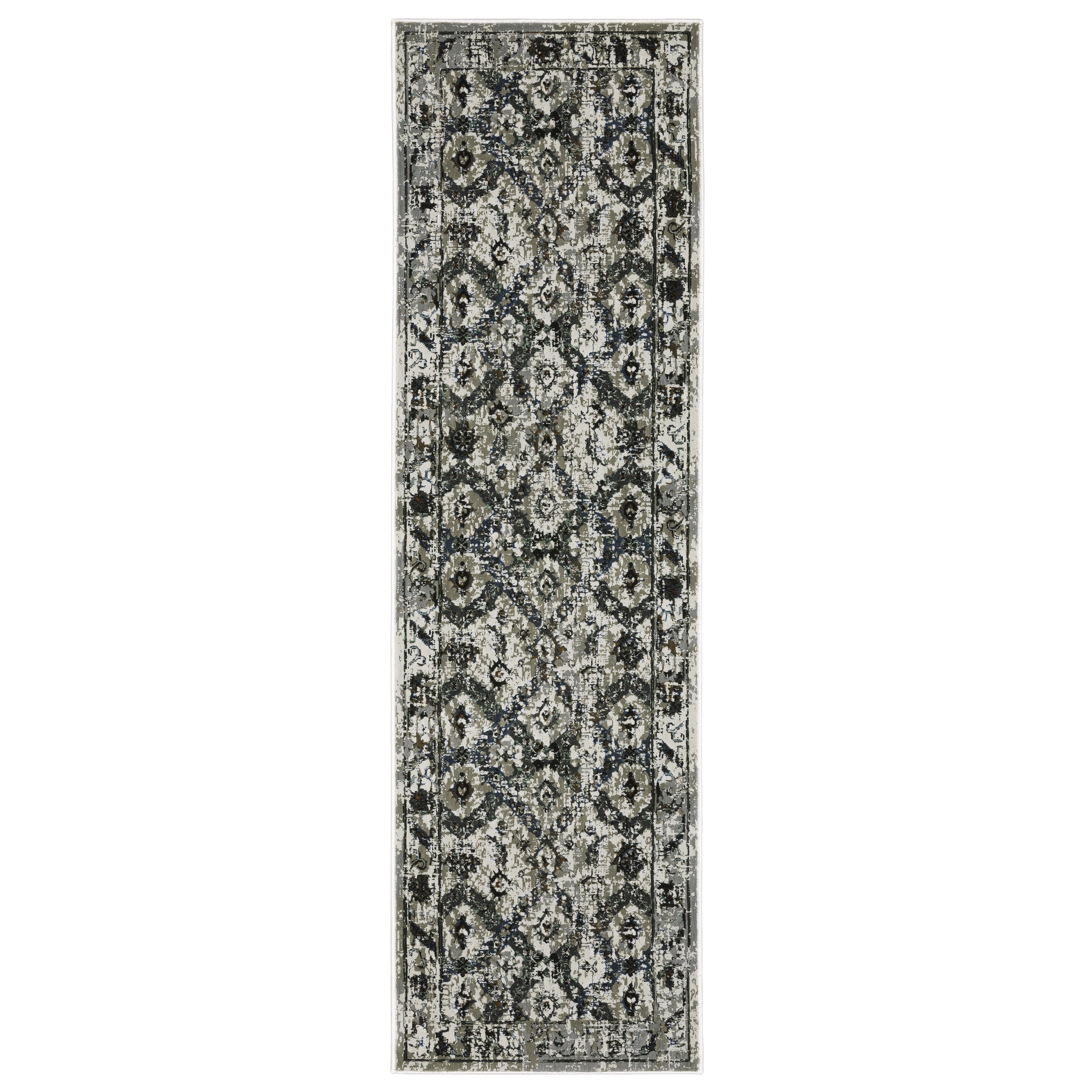 Oriental Weavers Gemini 1003E Charcoal/Grey Area Rug
