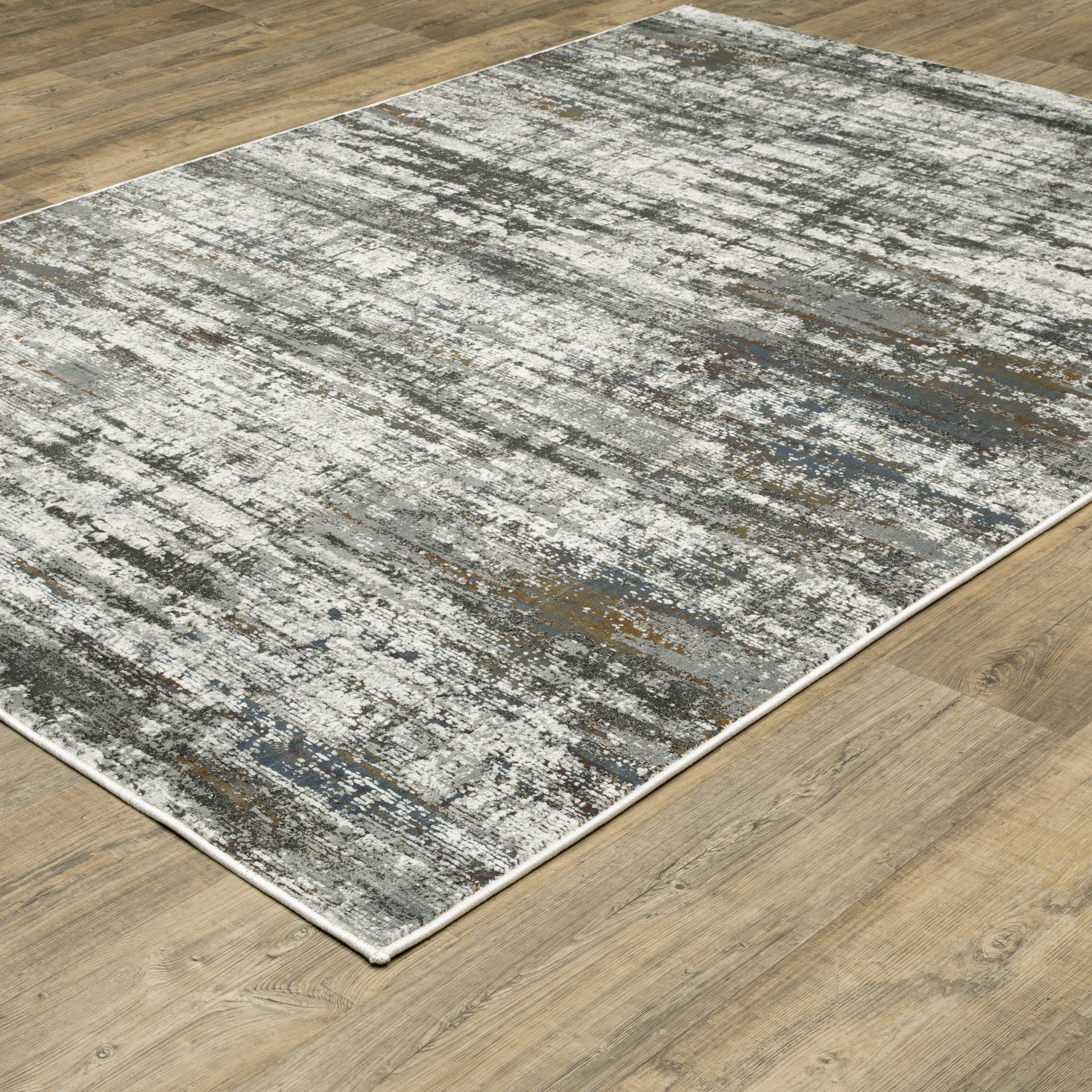 Oriental Weavers Gemini 4151U Charcoal/Grey Area Rug