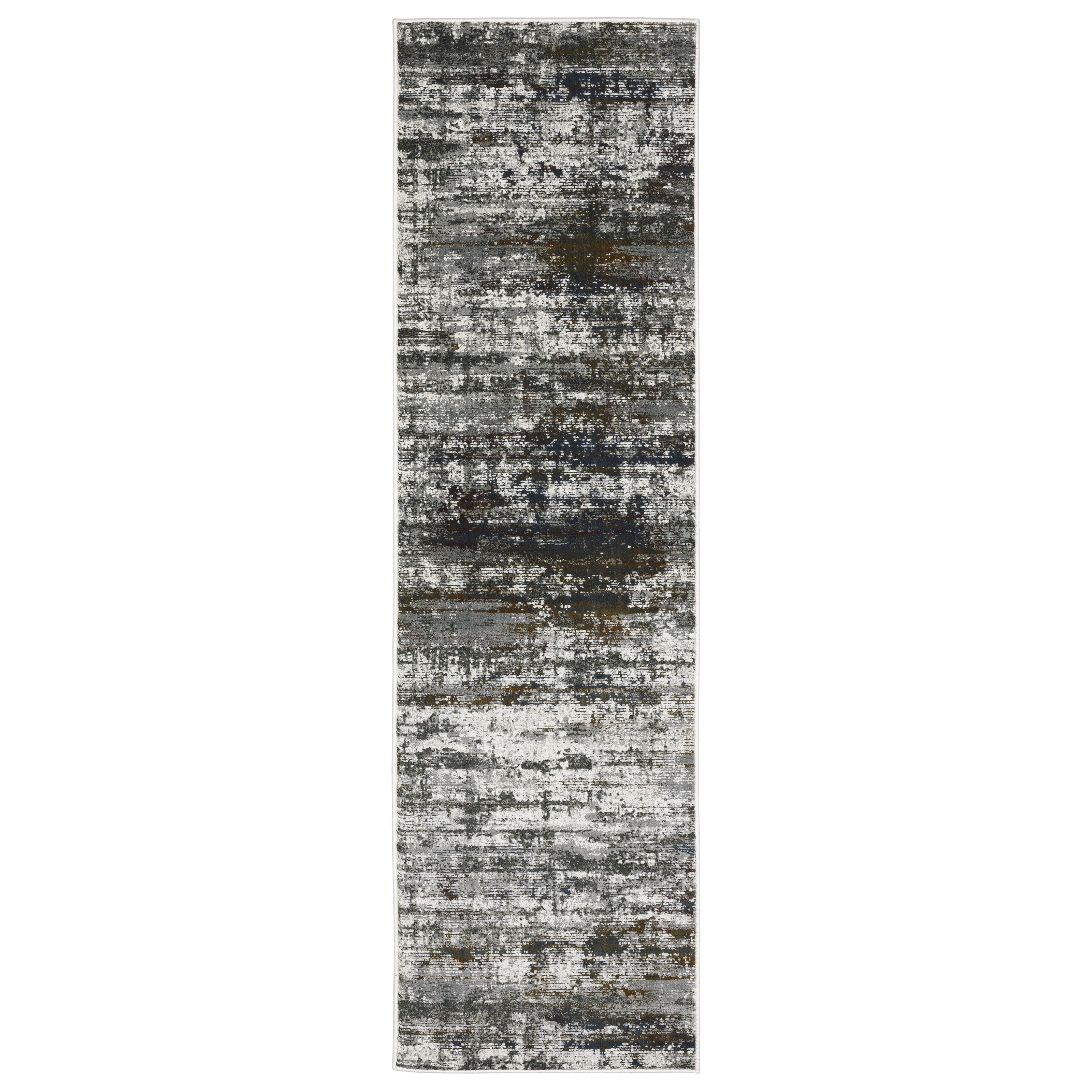 Oriental Weavers Gemini 4151U Charcoal/Grey Area Rug