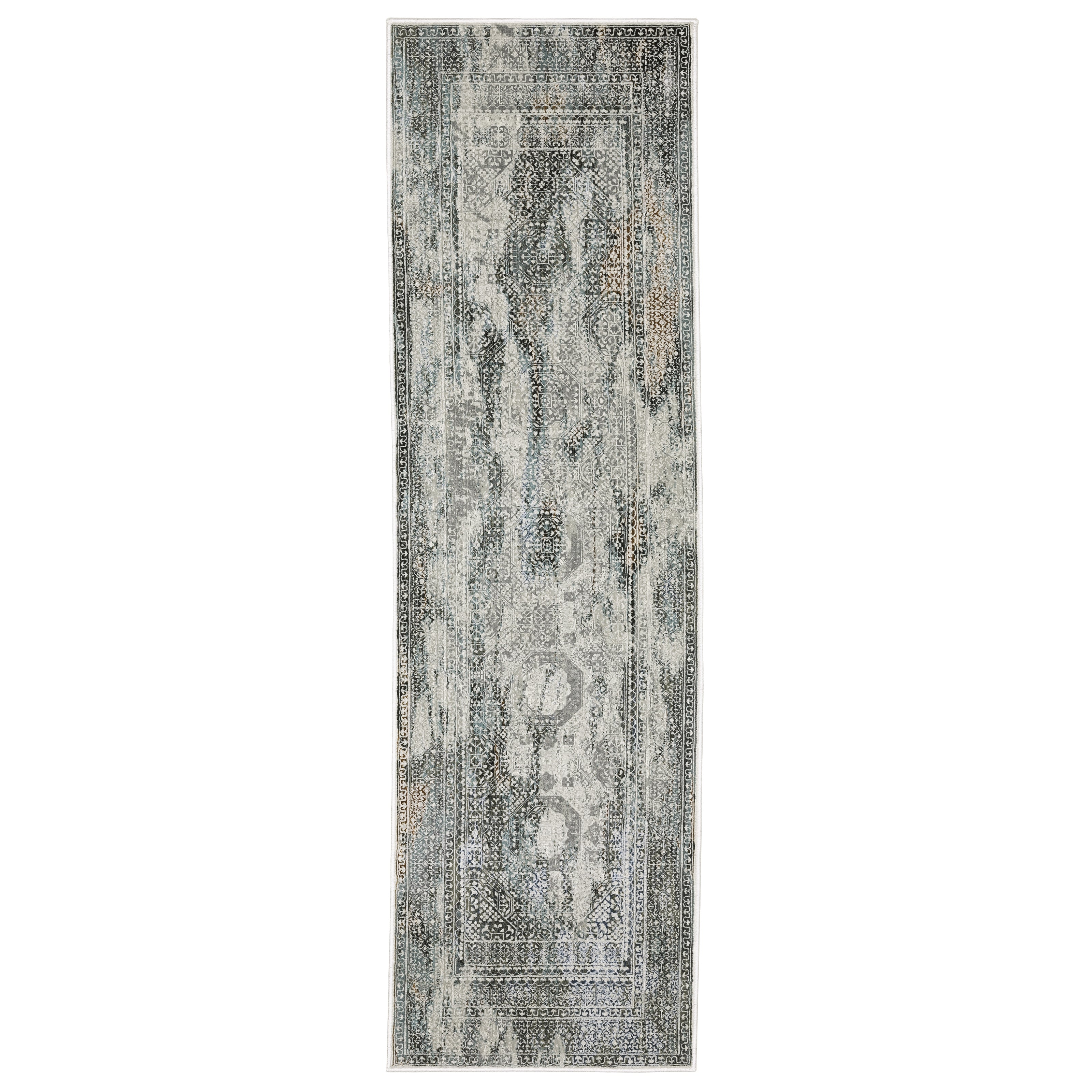 Oriental Weavers Gemini 4153F Grey/Multi Area Rug
