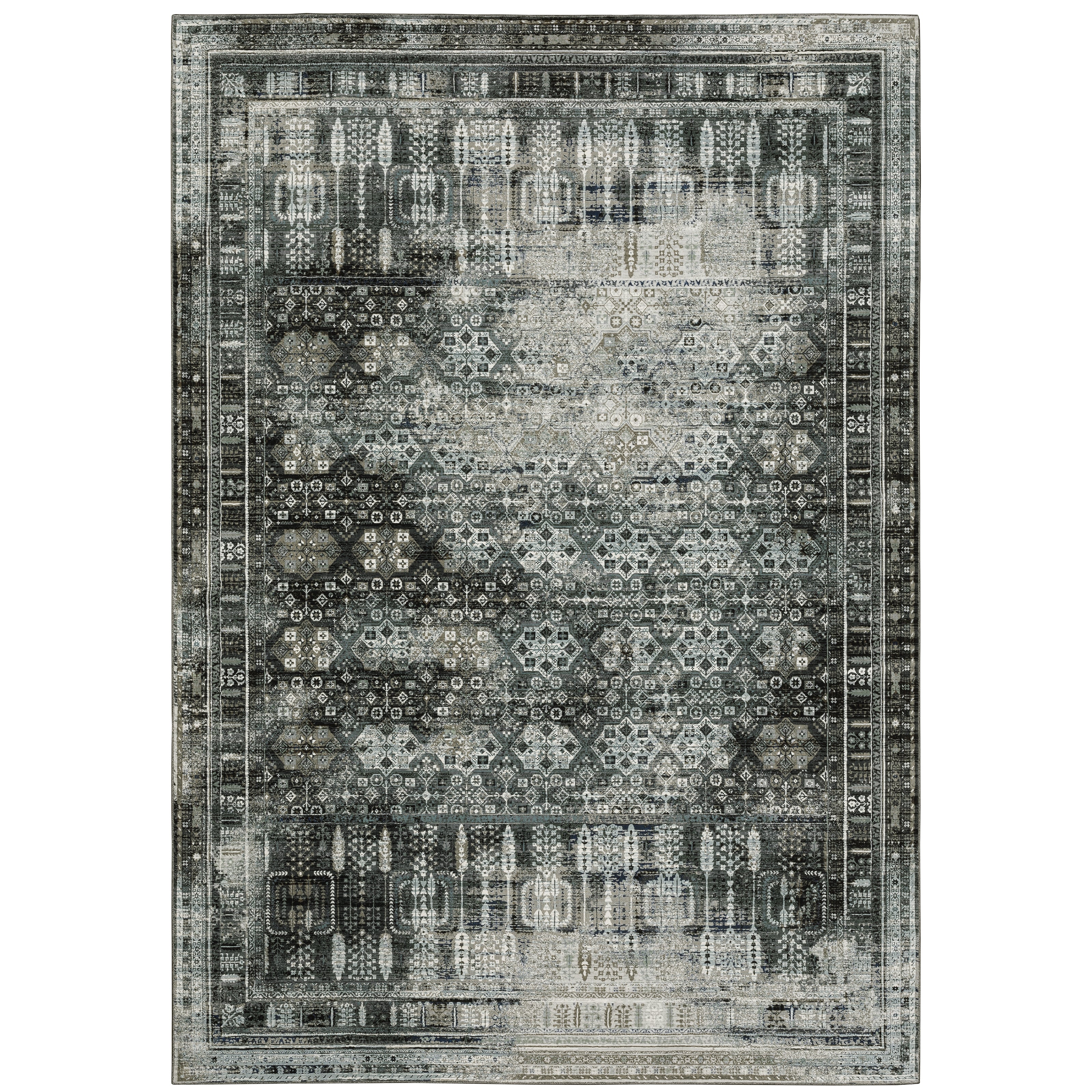 Oriental Weavers Gemini 70N Charcoal/Grey Area Rug