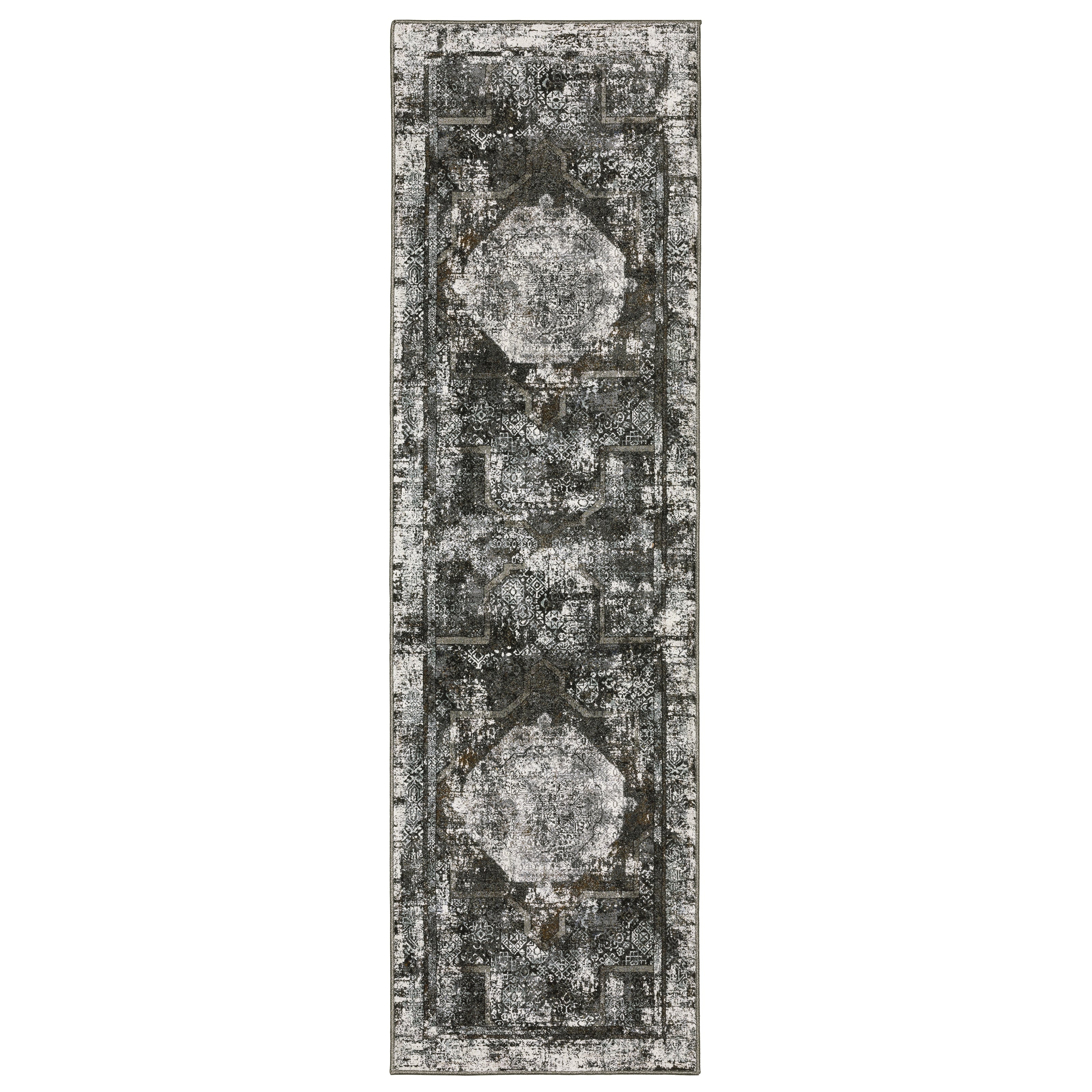 Oriental Weavers Gemini 90O Charcoal/Grey Area Rug