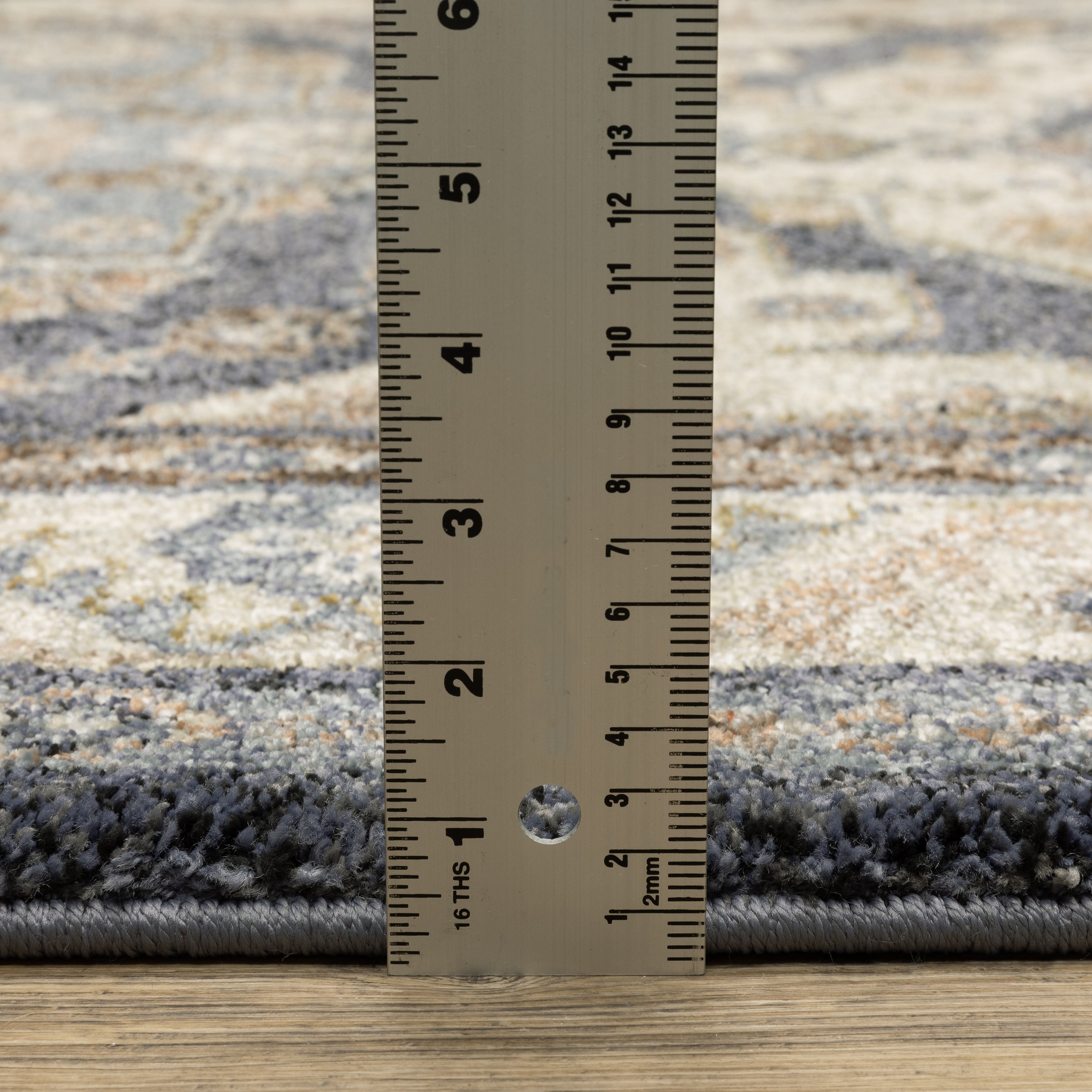 Oriental Weavers Gemma GEM02 Blue/Rust Area Rug