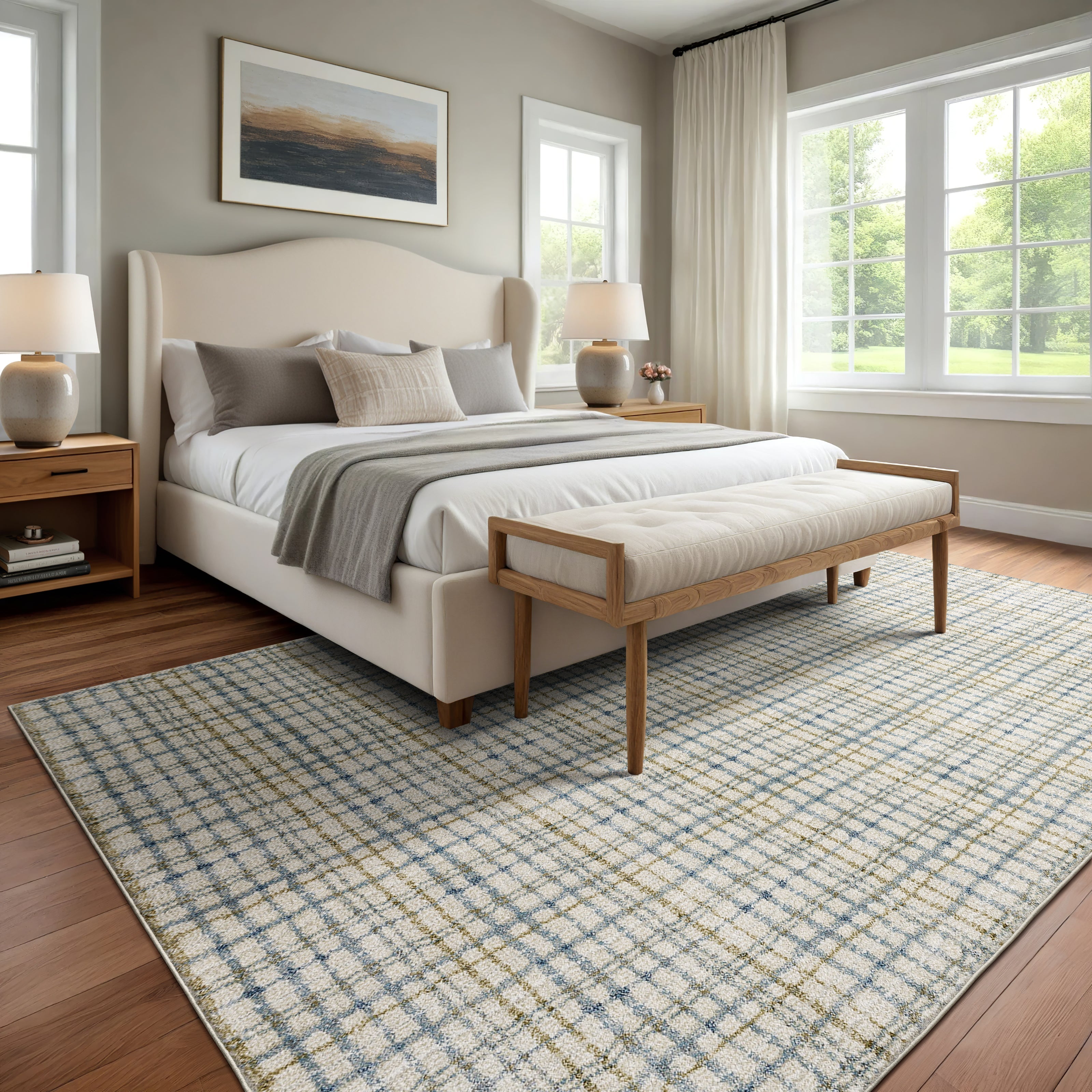 Oriental Weavers Gemma GEM06 Blue/Green Area Rug