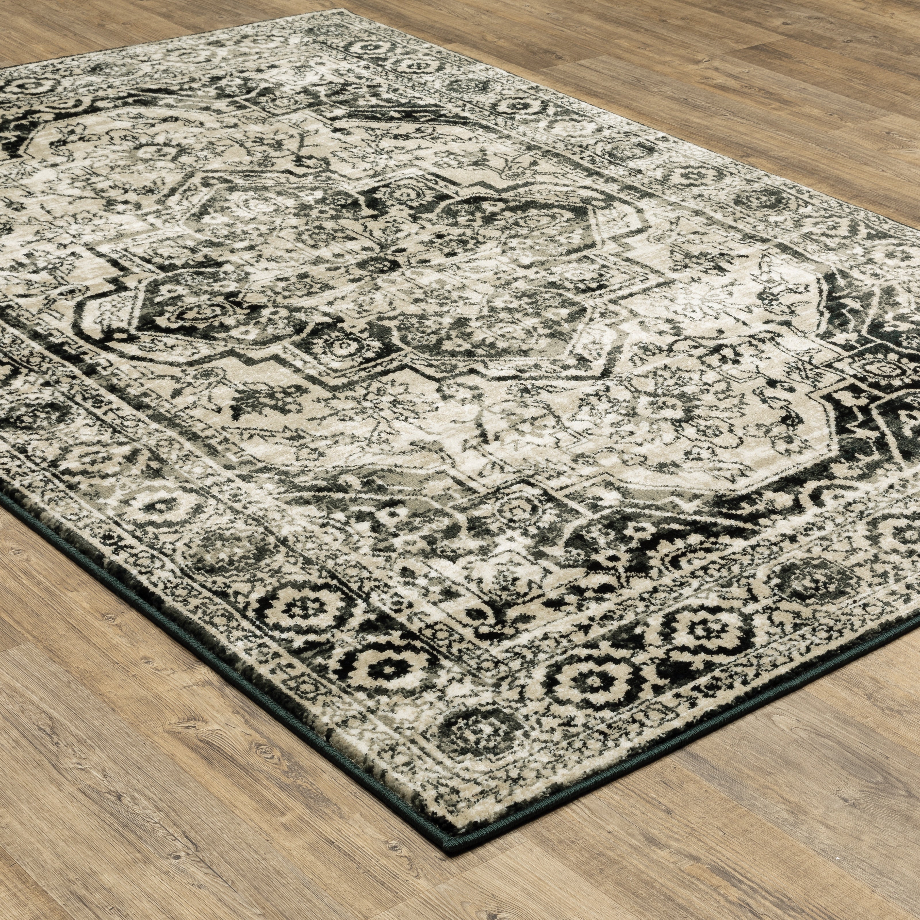 Oriental Weavers Georgia 429G Grey/Black Area Rug