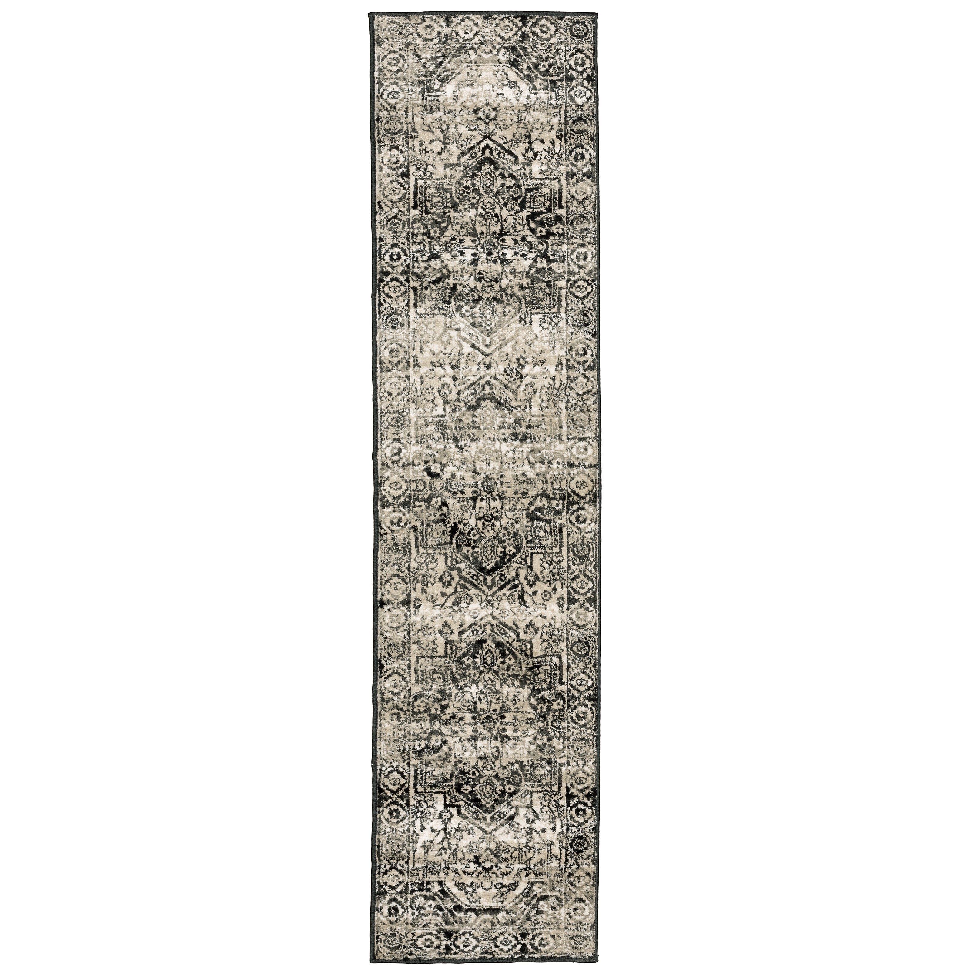 Oriental Weavers Georgia 429G Grey/Black Area Rug