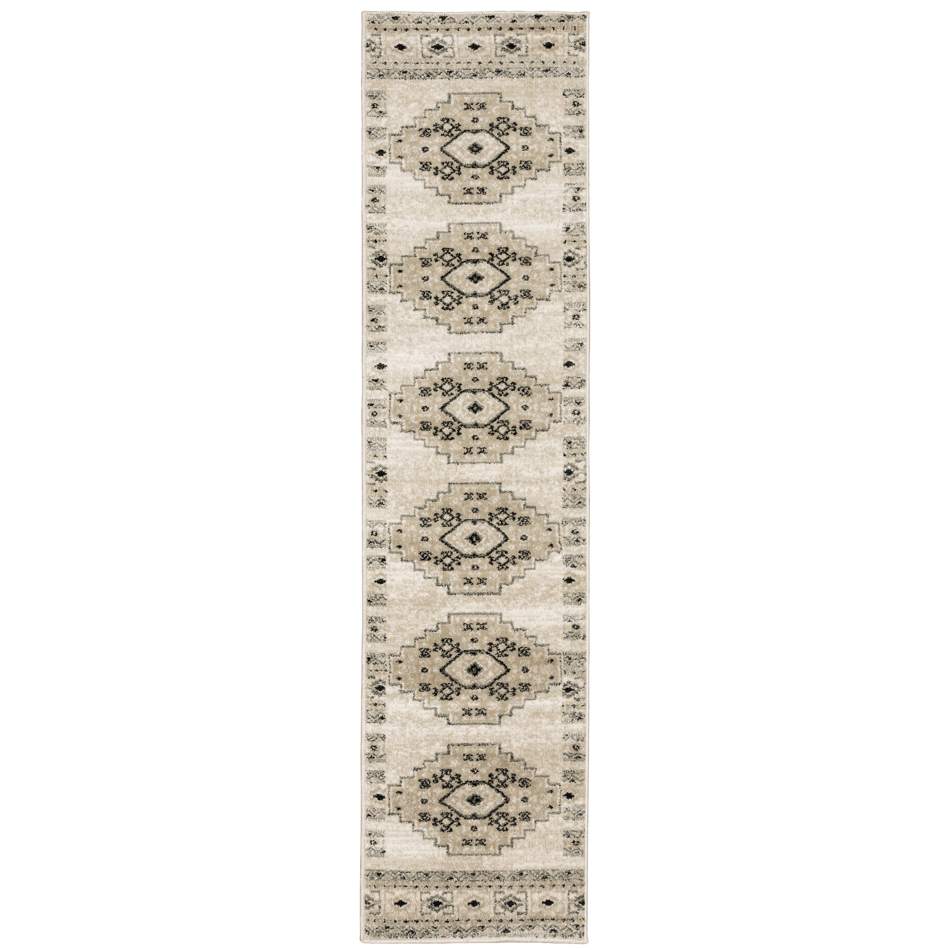 Oriental Weavers Georgia 643A Ivory/Grey Area Rug