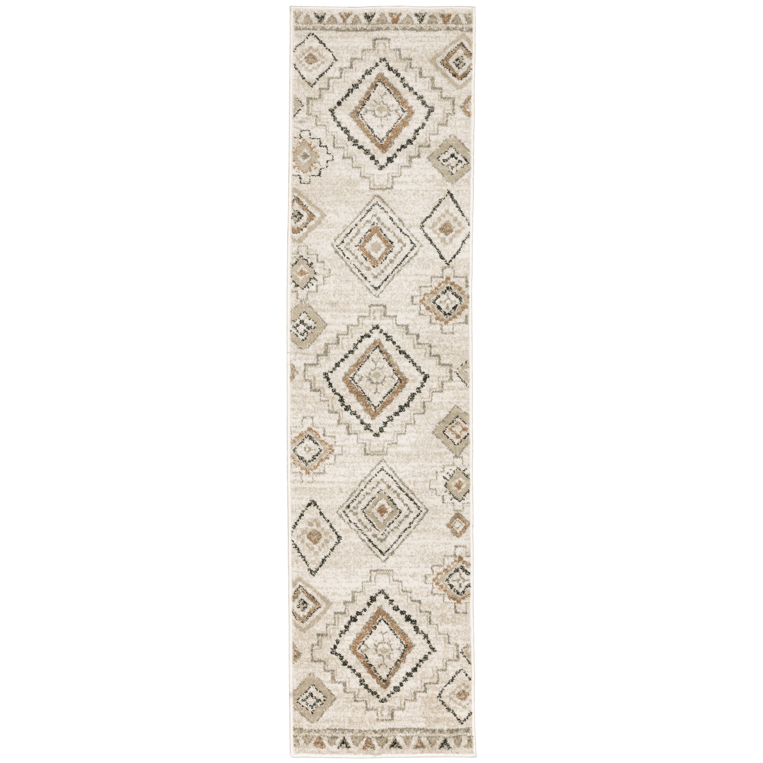 Oriental Weavers Georgia 660B Ivory/Orange Area Rug