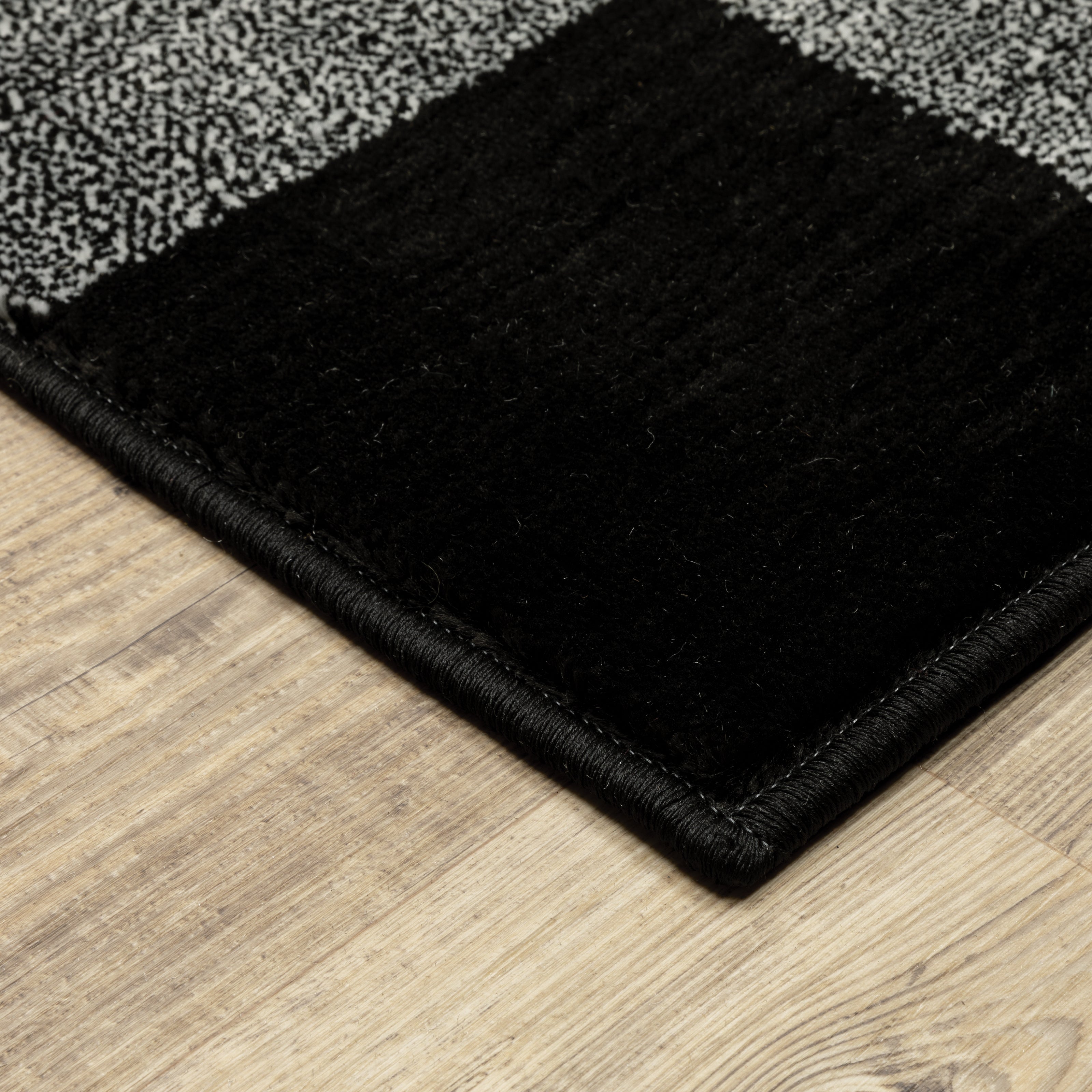 Oriental Weavers Georgia 678D Black/Ivory Area Rug