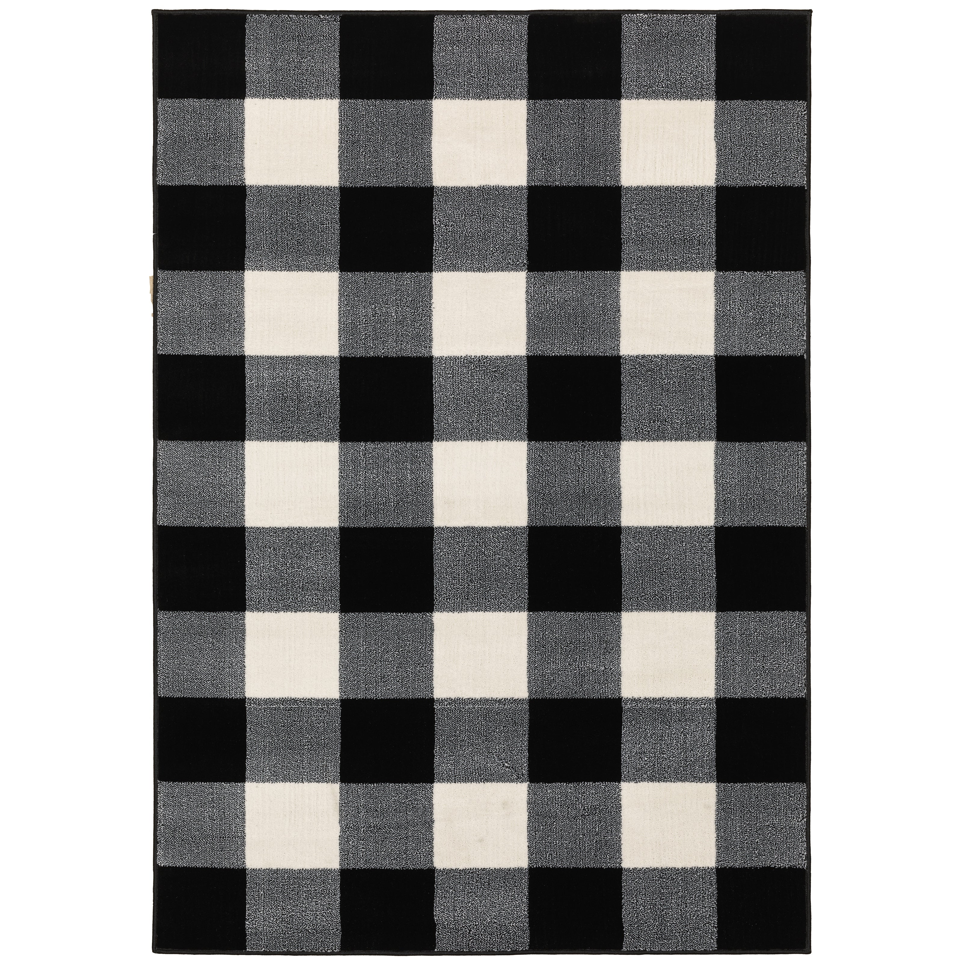 Oriental Weavers Georgia 678D Black/Ivory Area Rug