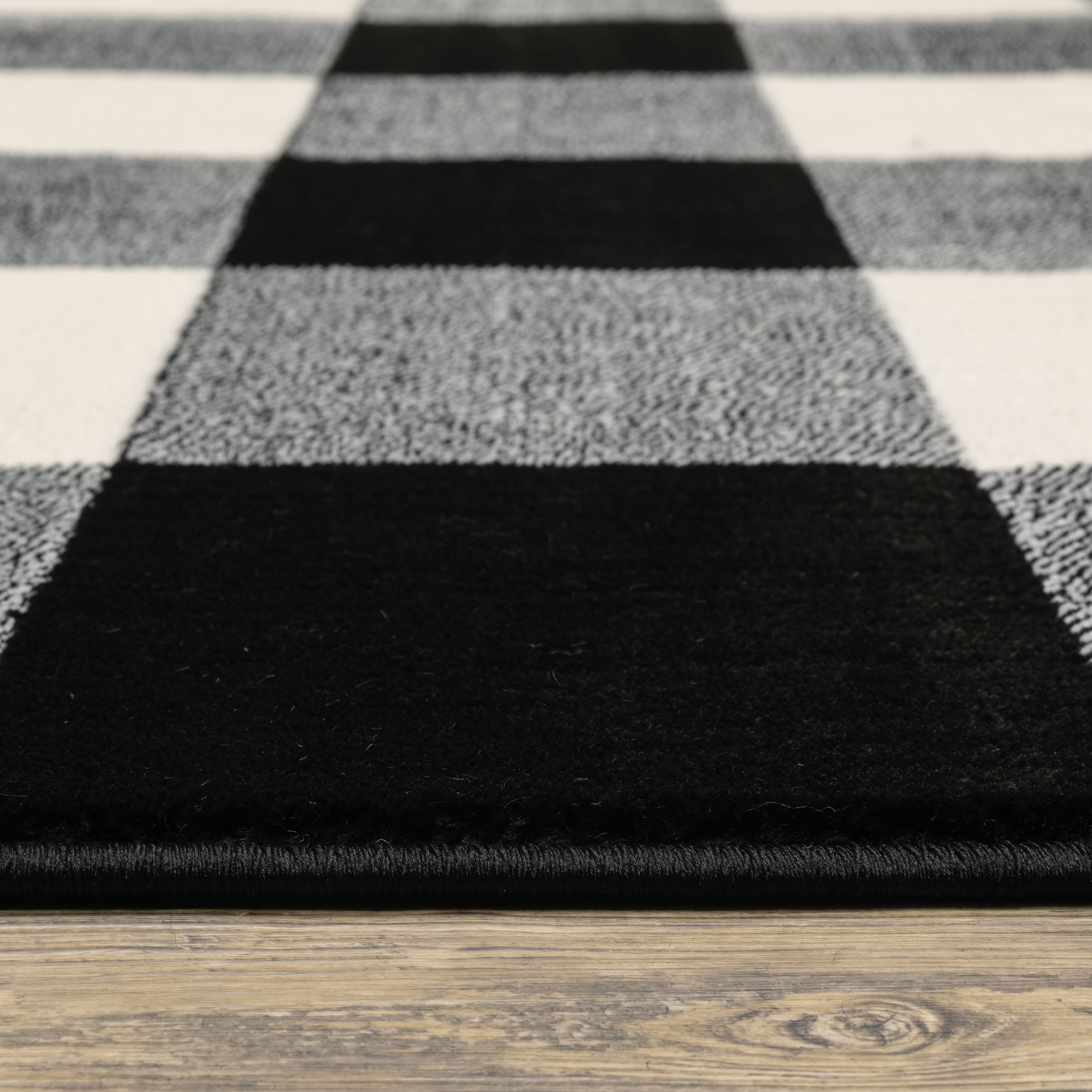 Oriental Weavers Georgia 678D Black/Ivory Area Rug