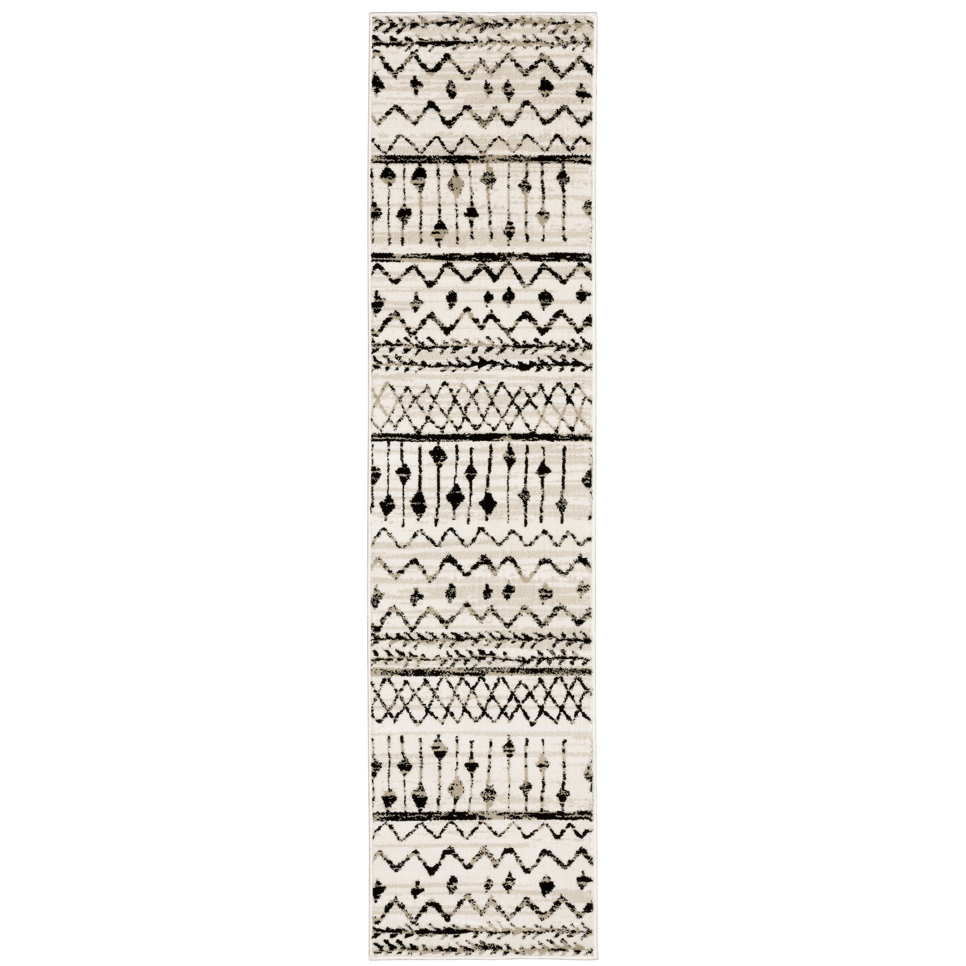 Oriental Weavers Georgia 8826E Ivory/Black Area Rug