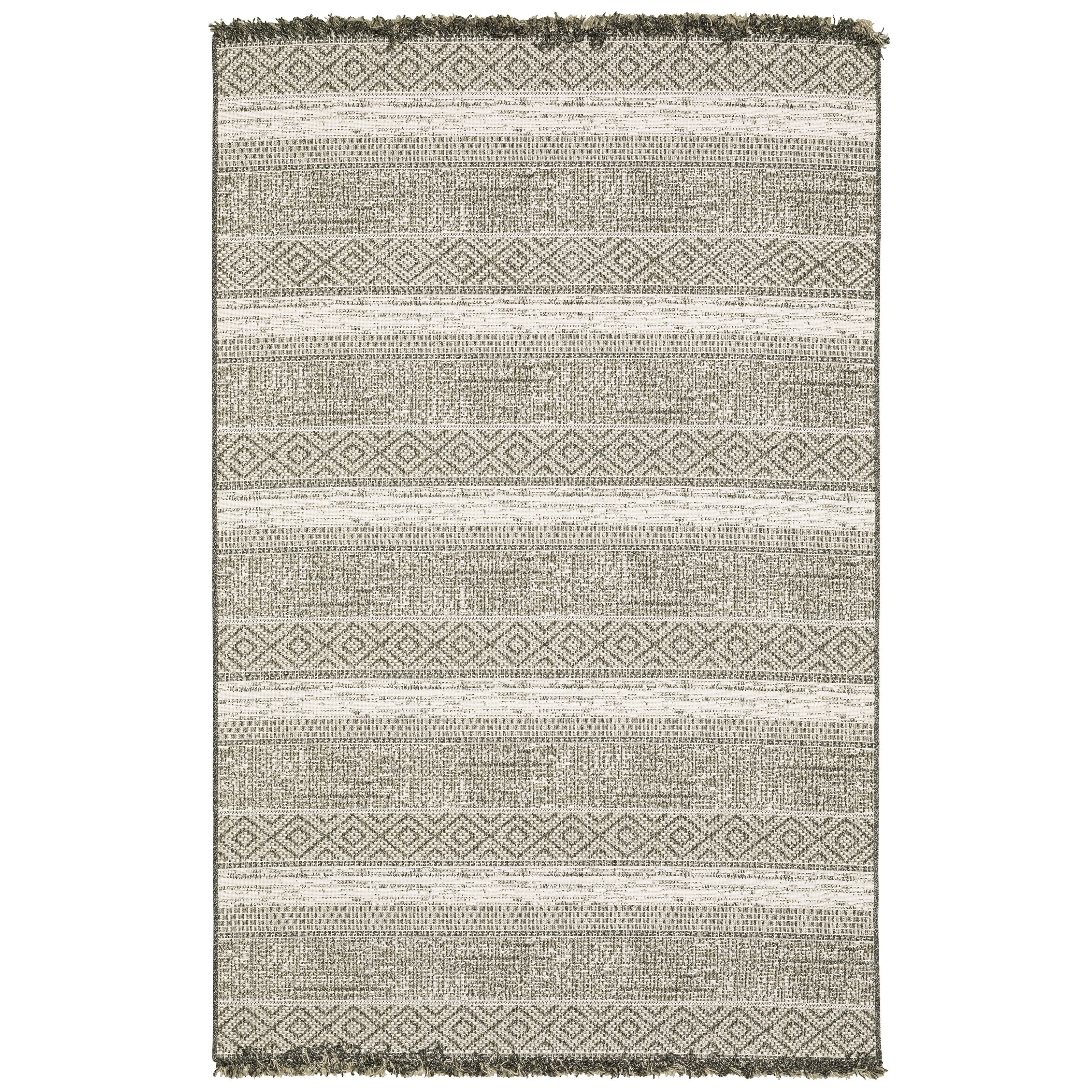 Oriental Weavers Gillian 1622E Beige/Black Area Rug