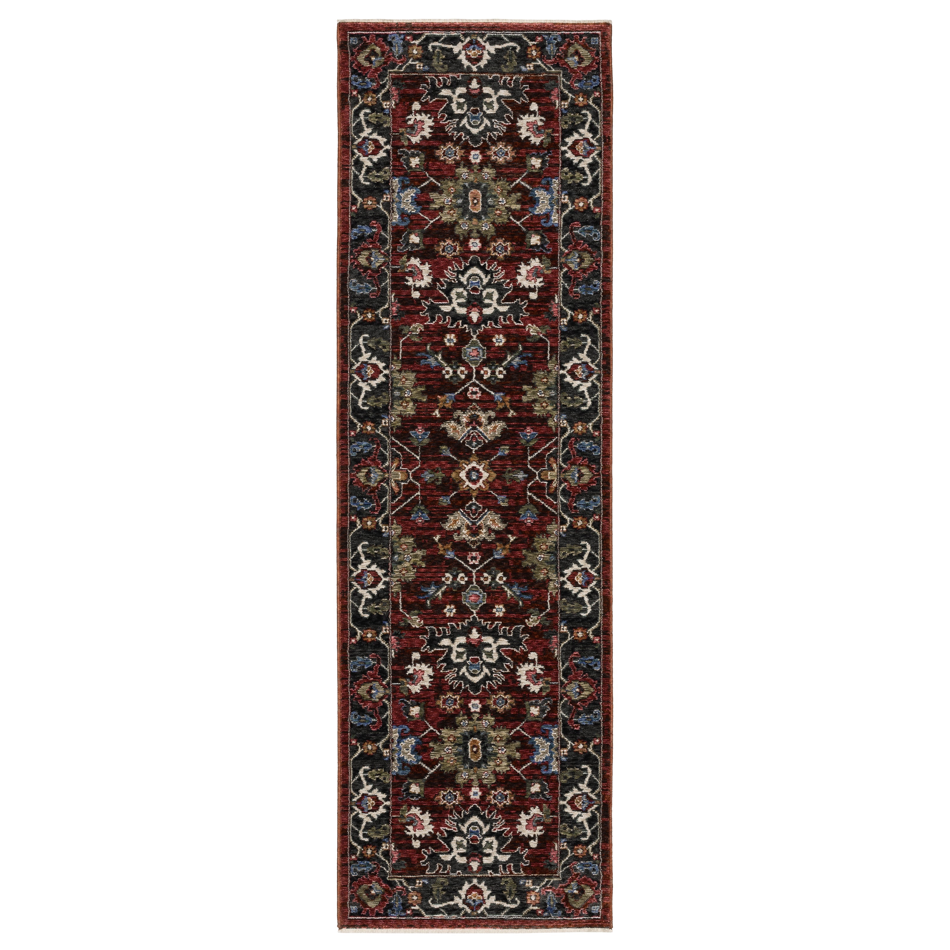 Oriental Weavers Hastings HA03V Red/Multi Area Rug