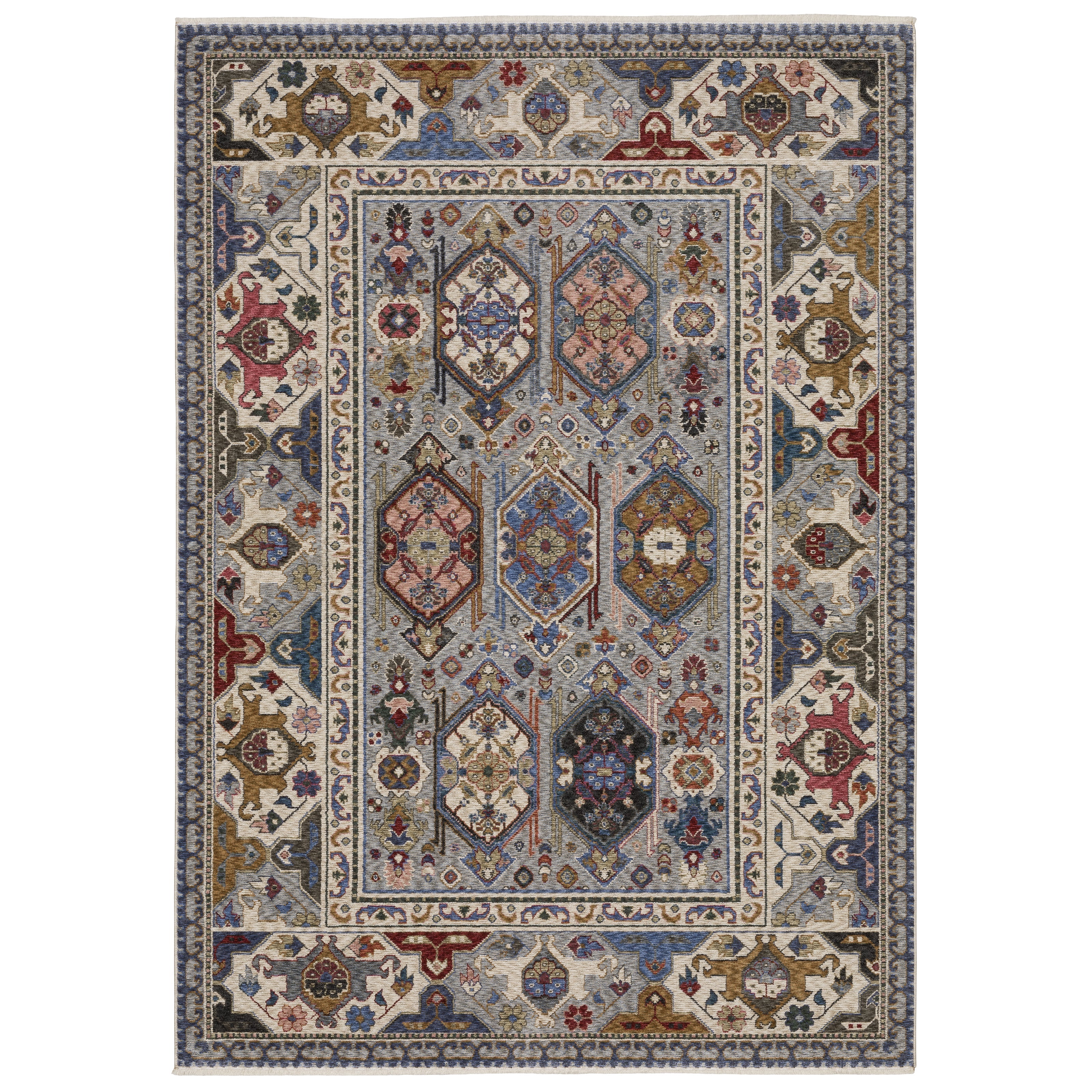 Oriental Weavers Hastings HA04E Blue/Multi Area Rug