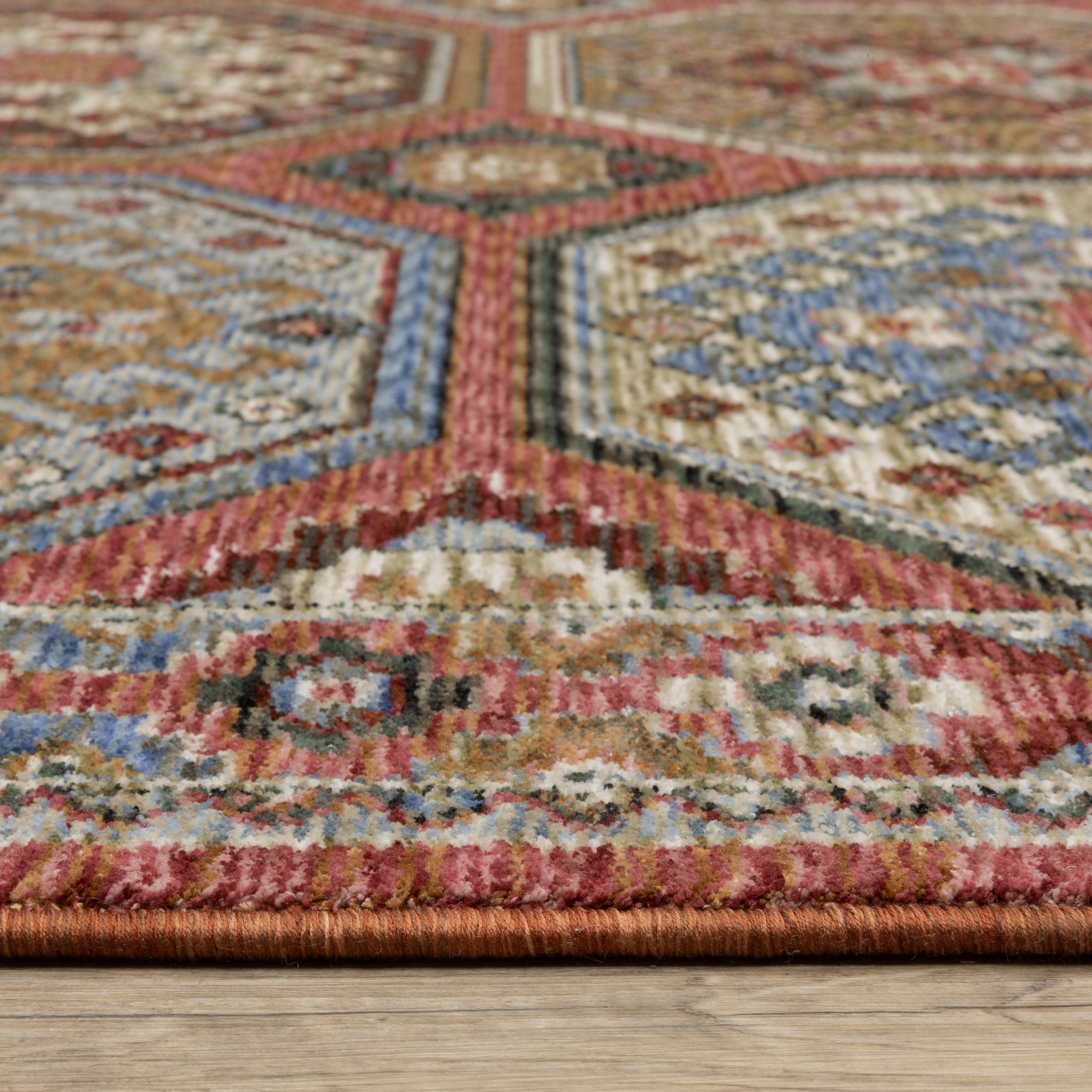 Oriental Weavers Hastings HA05R Pink/Multi Area Rug