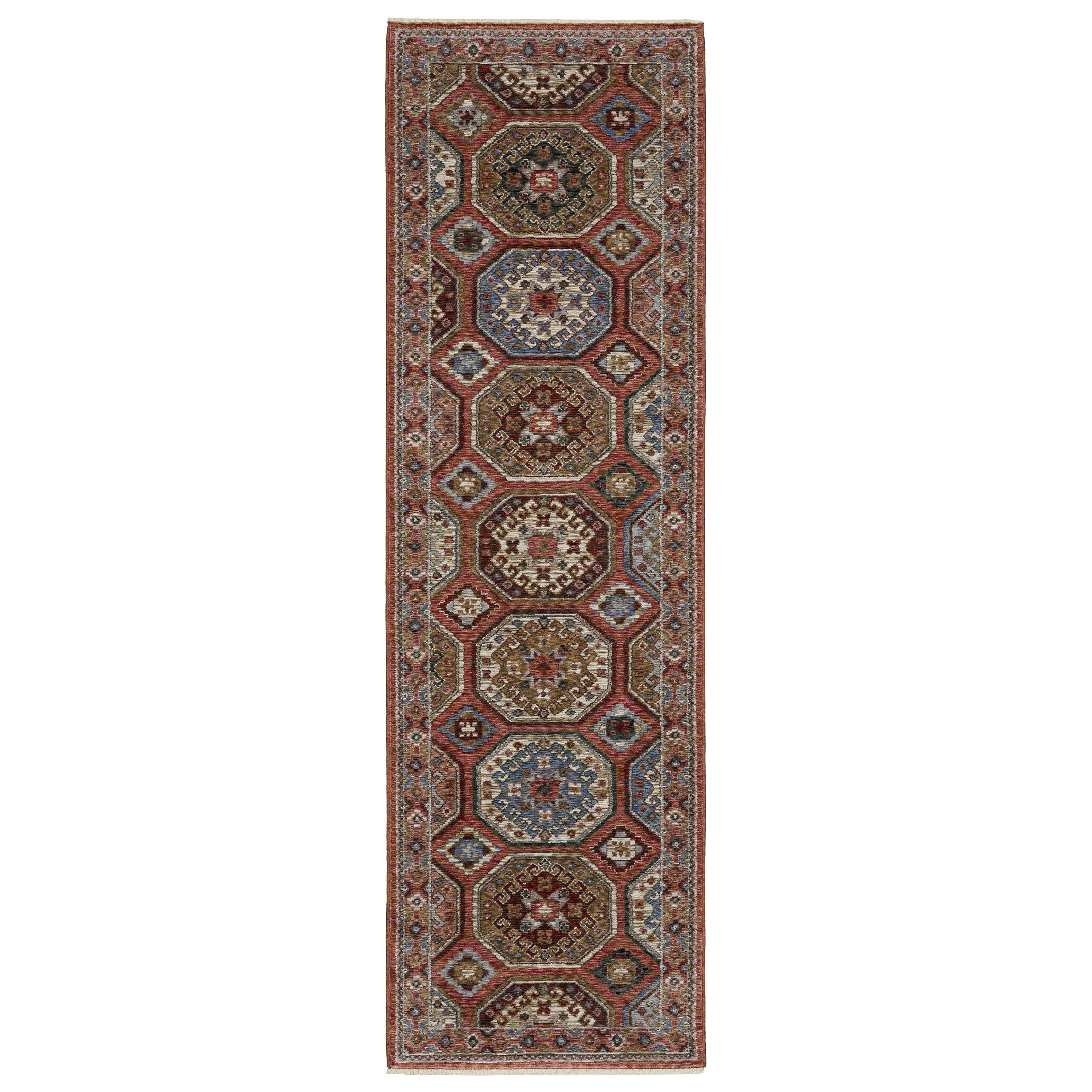 Oriental Weavers Hastings HA05R Pink/Multi Area Rug