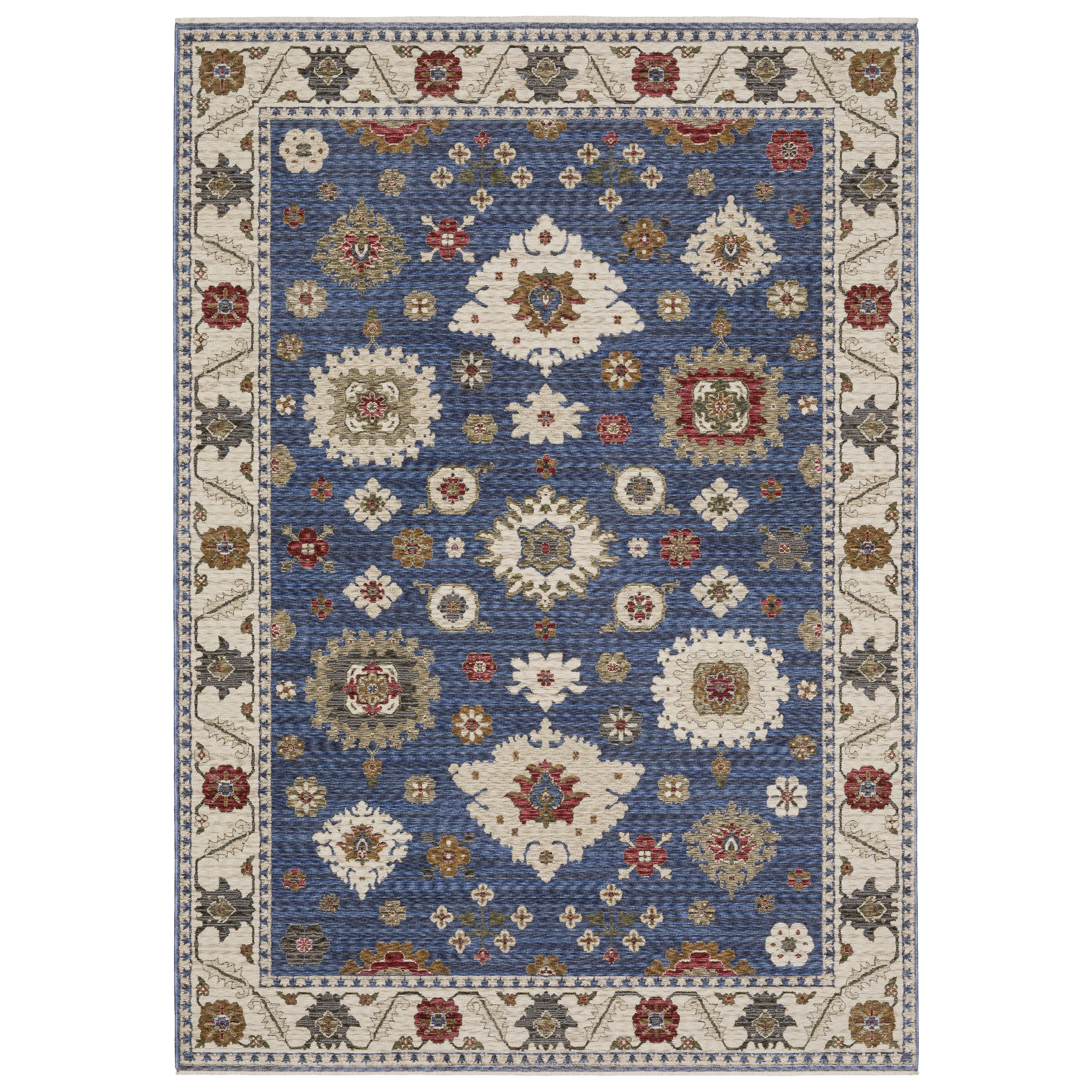 Oriental Weavers Hastings HA06Z Blue/Ivory Area Rug