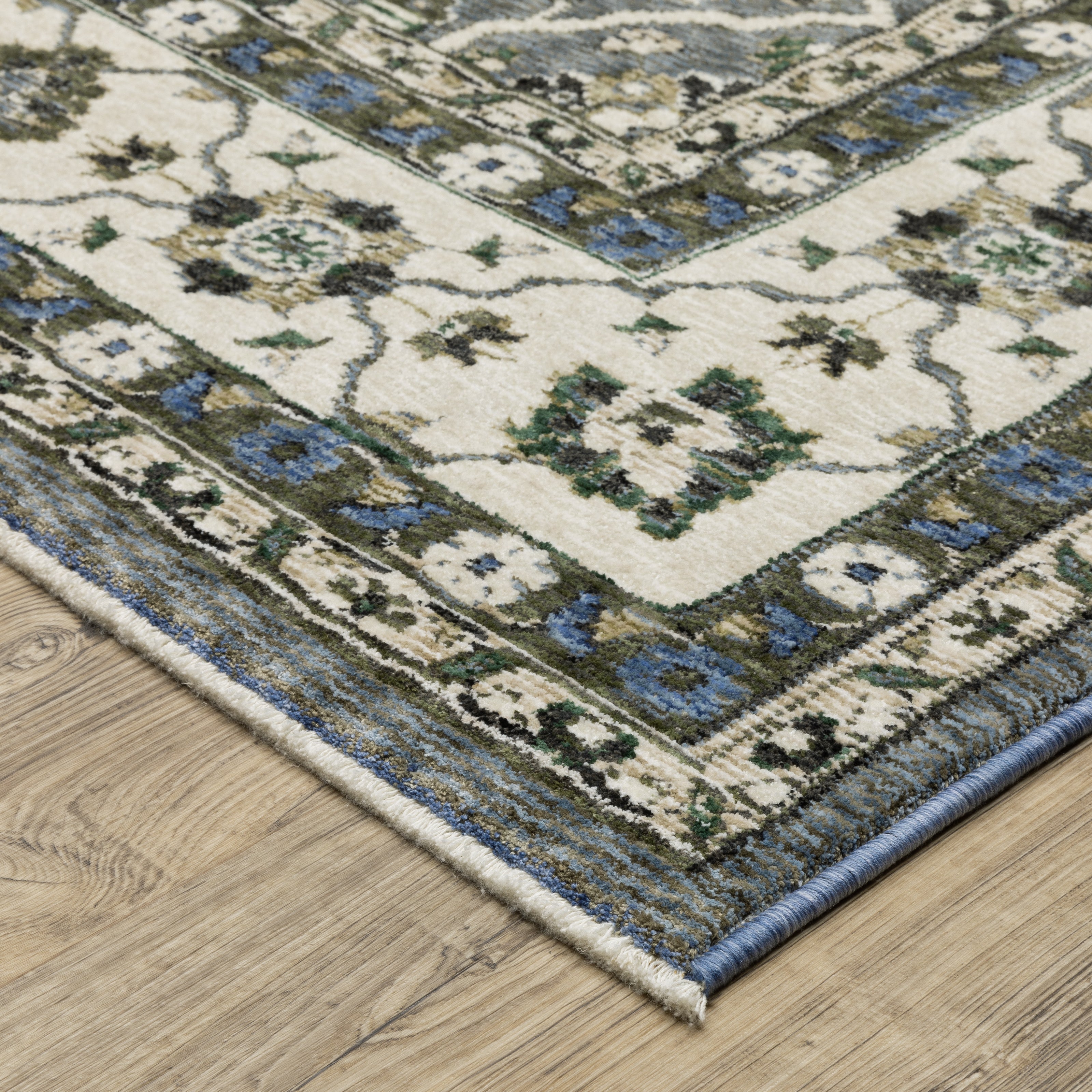 Oriental Weavers Hastings HA07H Blue/Ivory Area Rug